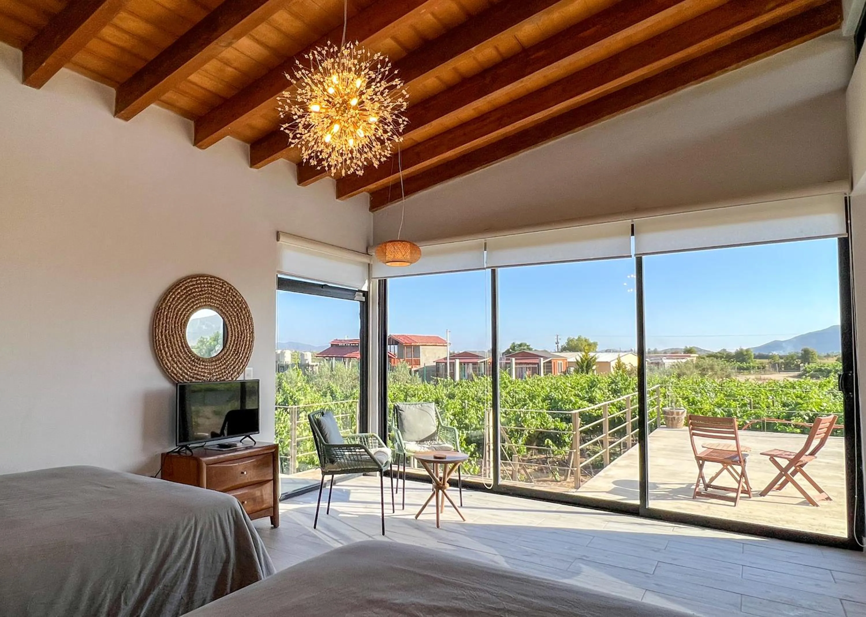 Bed in Viñedo Casa la Noria