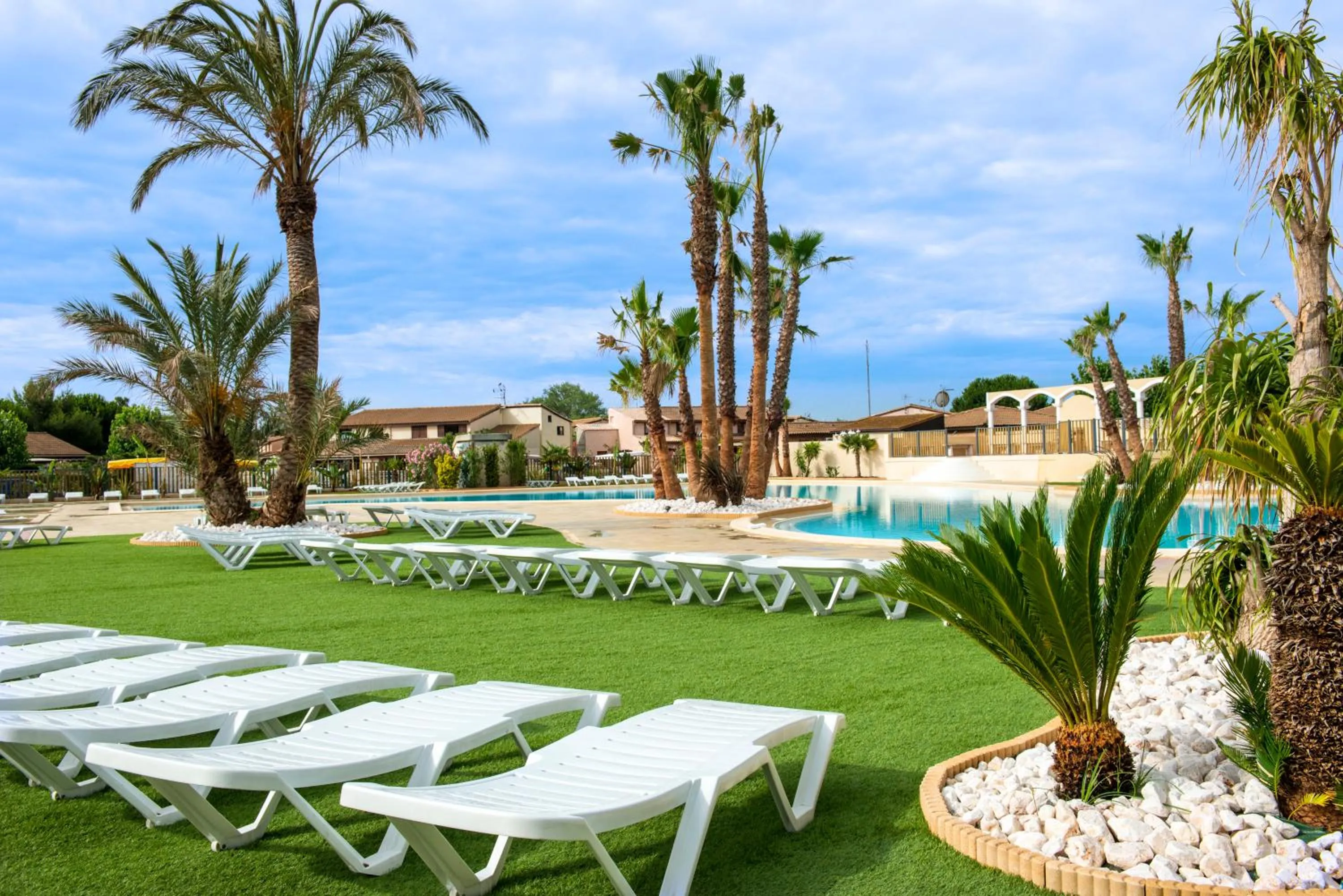 Pool view in Les Tamaris et Les Portes du Soleil