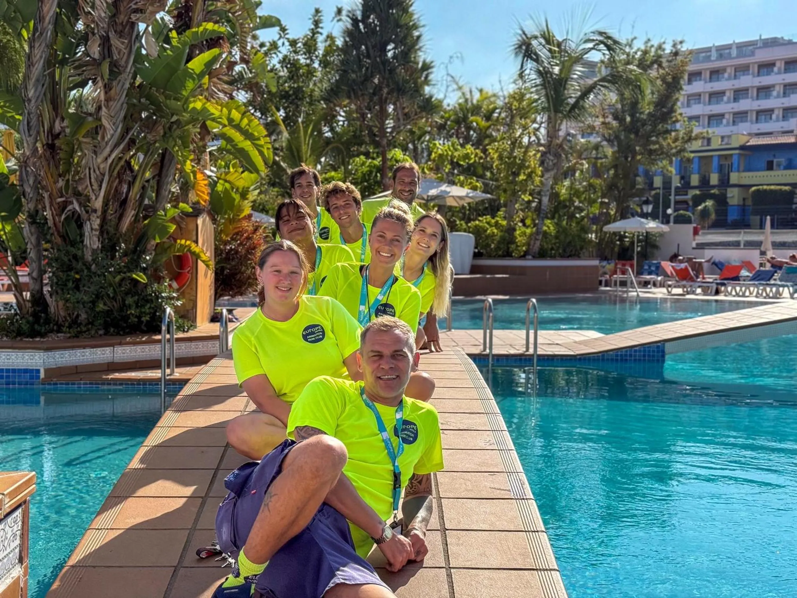 group of guests in Park Club Europe - All Inclusive Resort