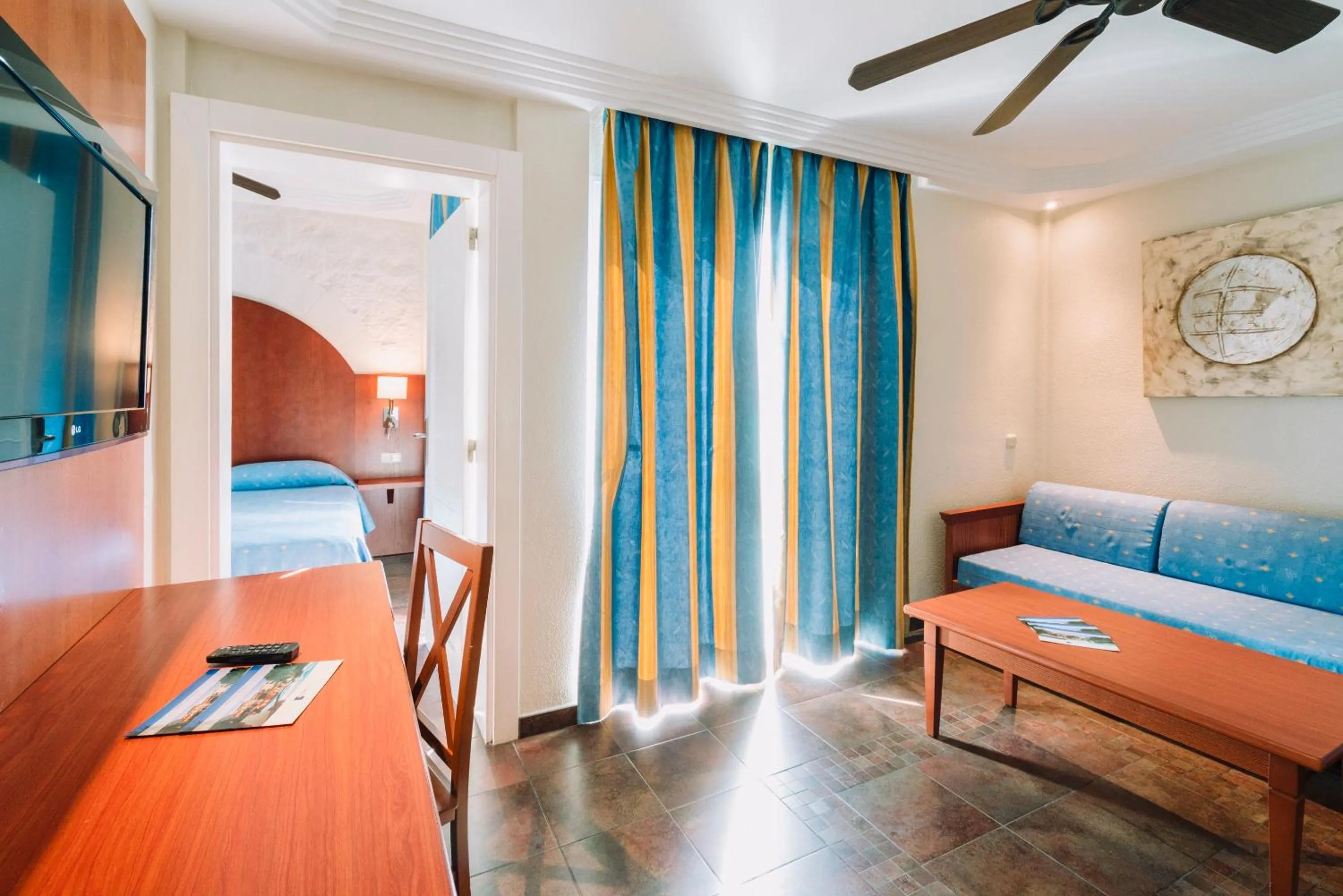 Communal lounge/ TV room, Bed in Park Club Europe - All Inclusive Resort