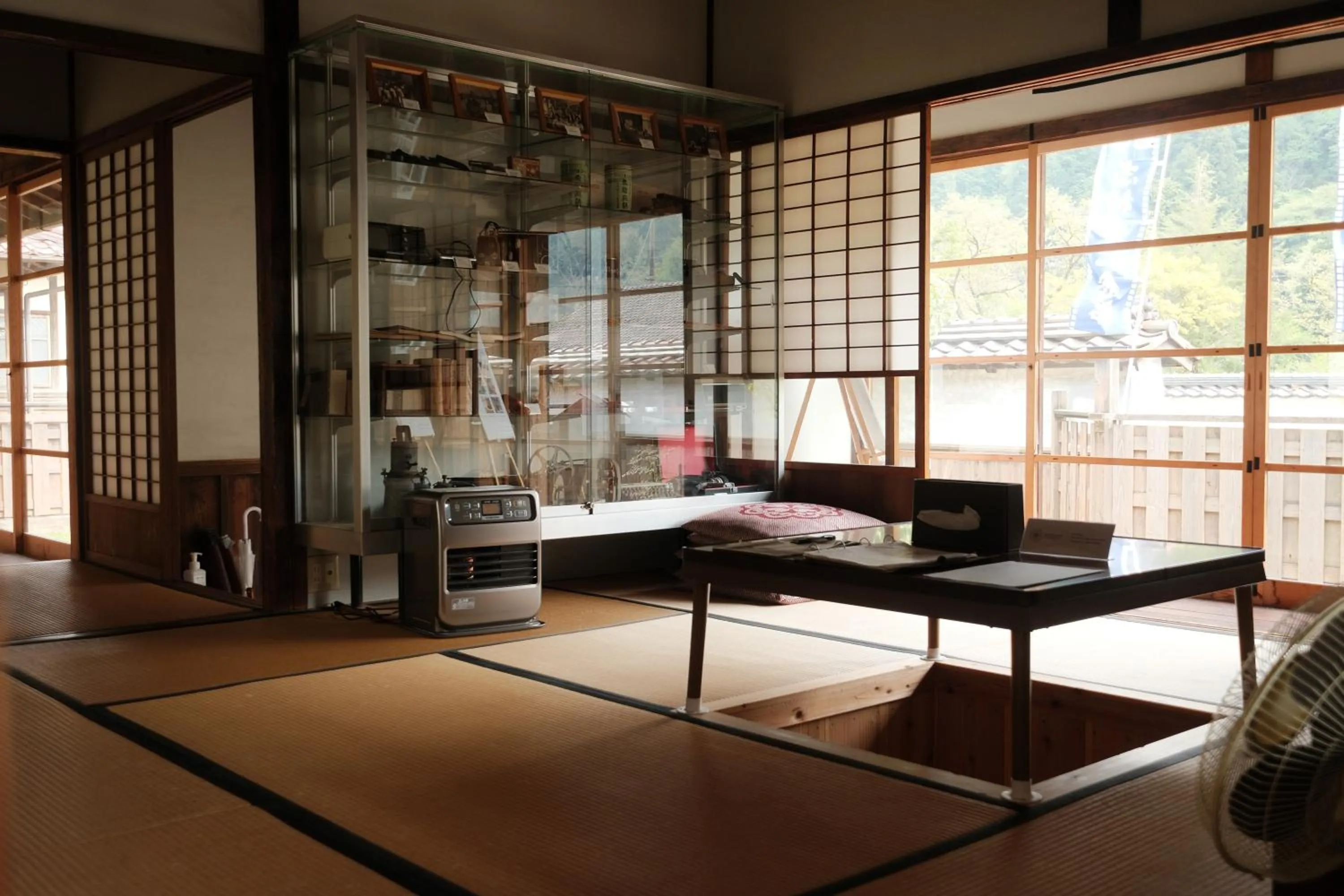 Living room in Japan's oldest remaining company housing