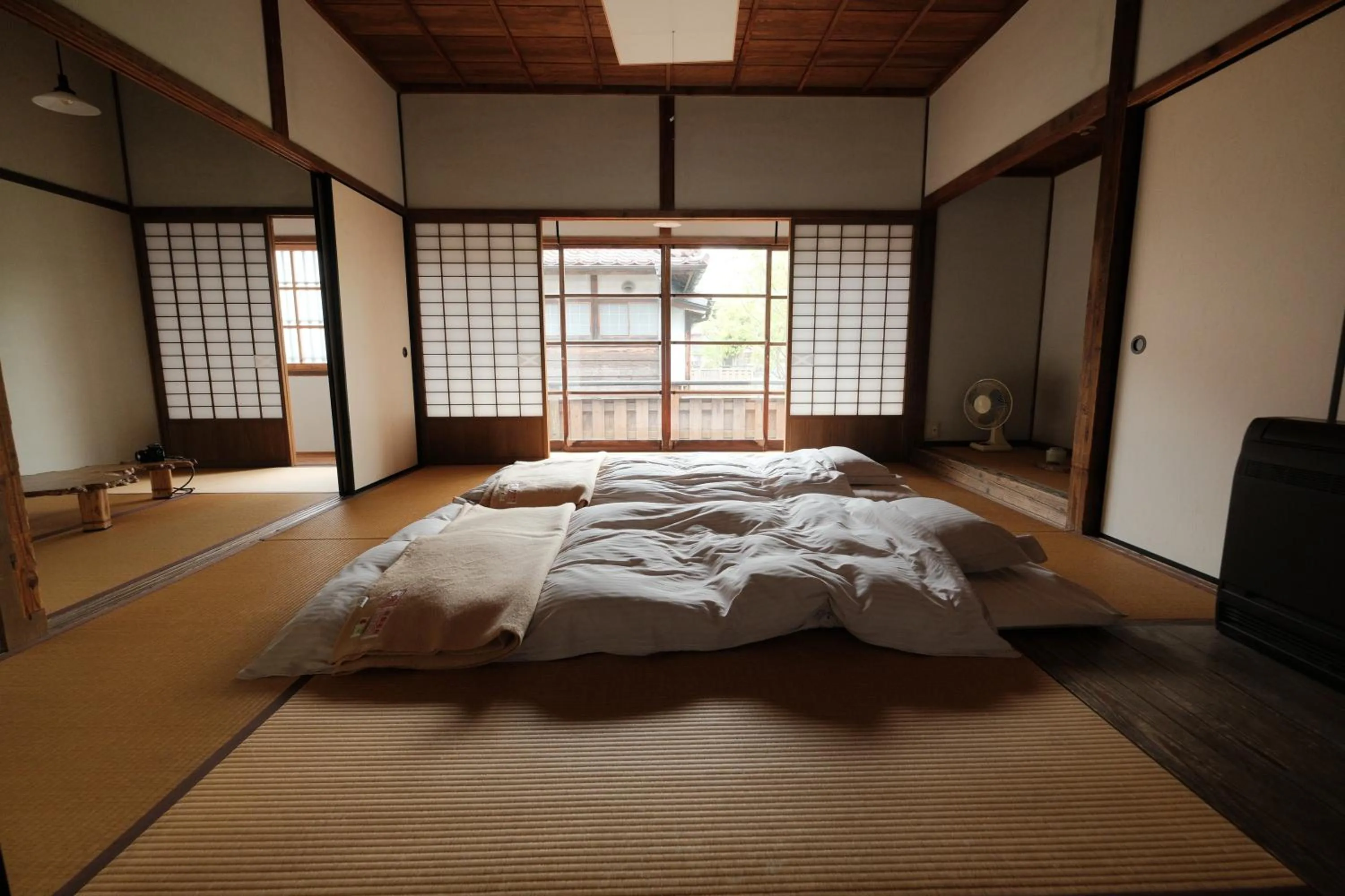 Bedroom, Bed in Japan's oldest remaining company housing