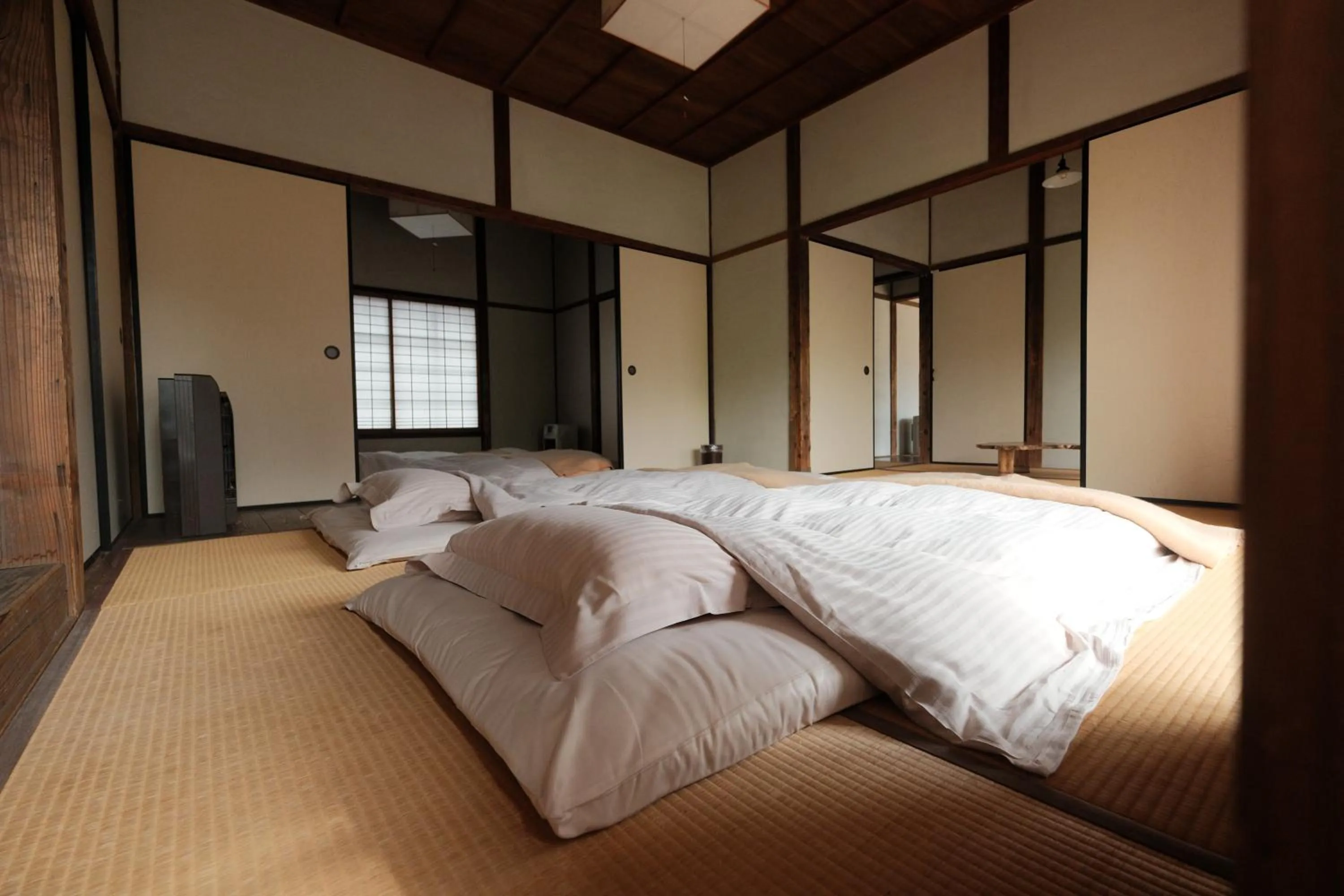 Bedroom, Bed in Japan's oldest remaining company housing
