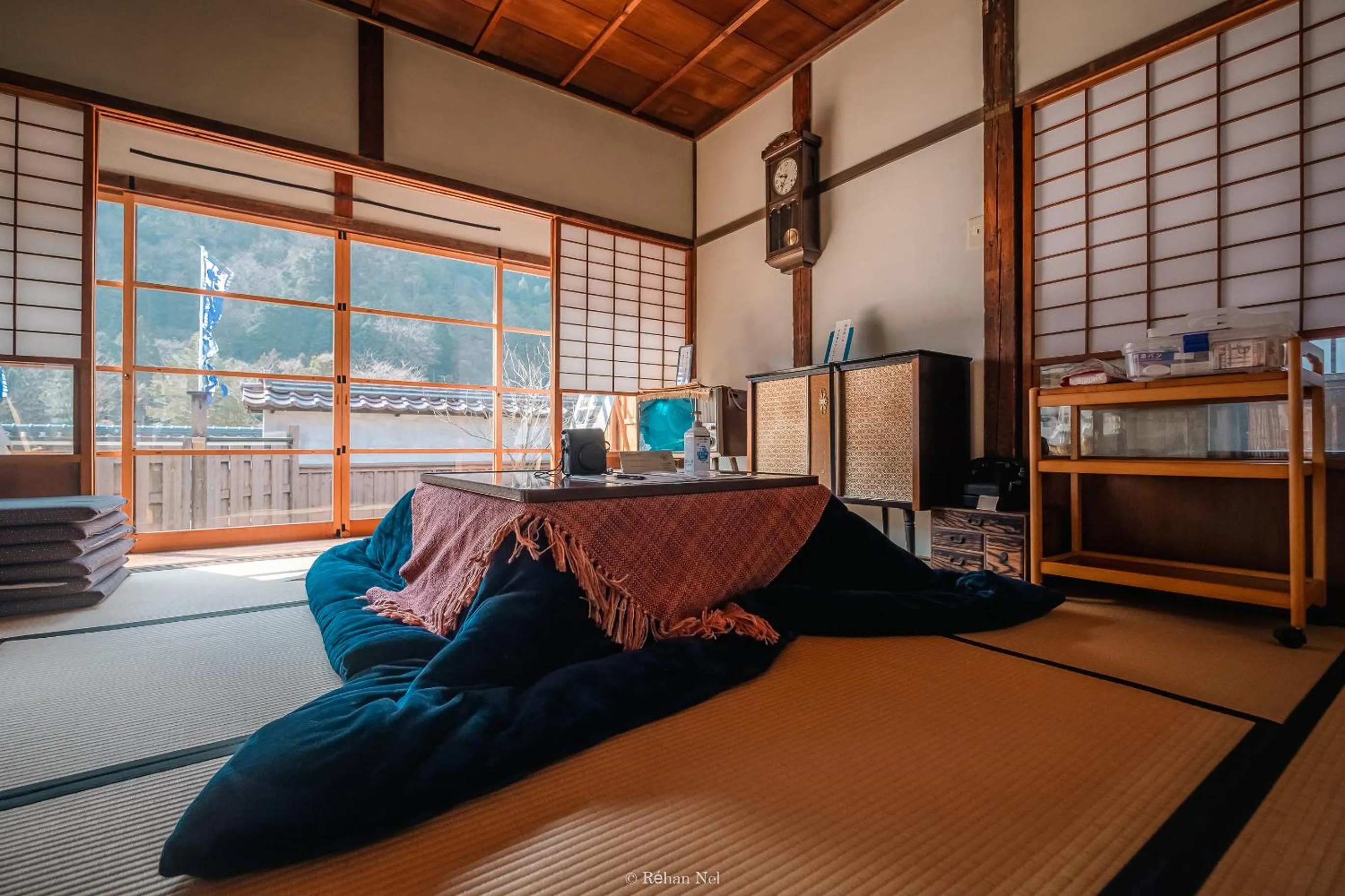 Living room, Bed in Japan's oldest remaining company housing