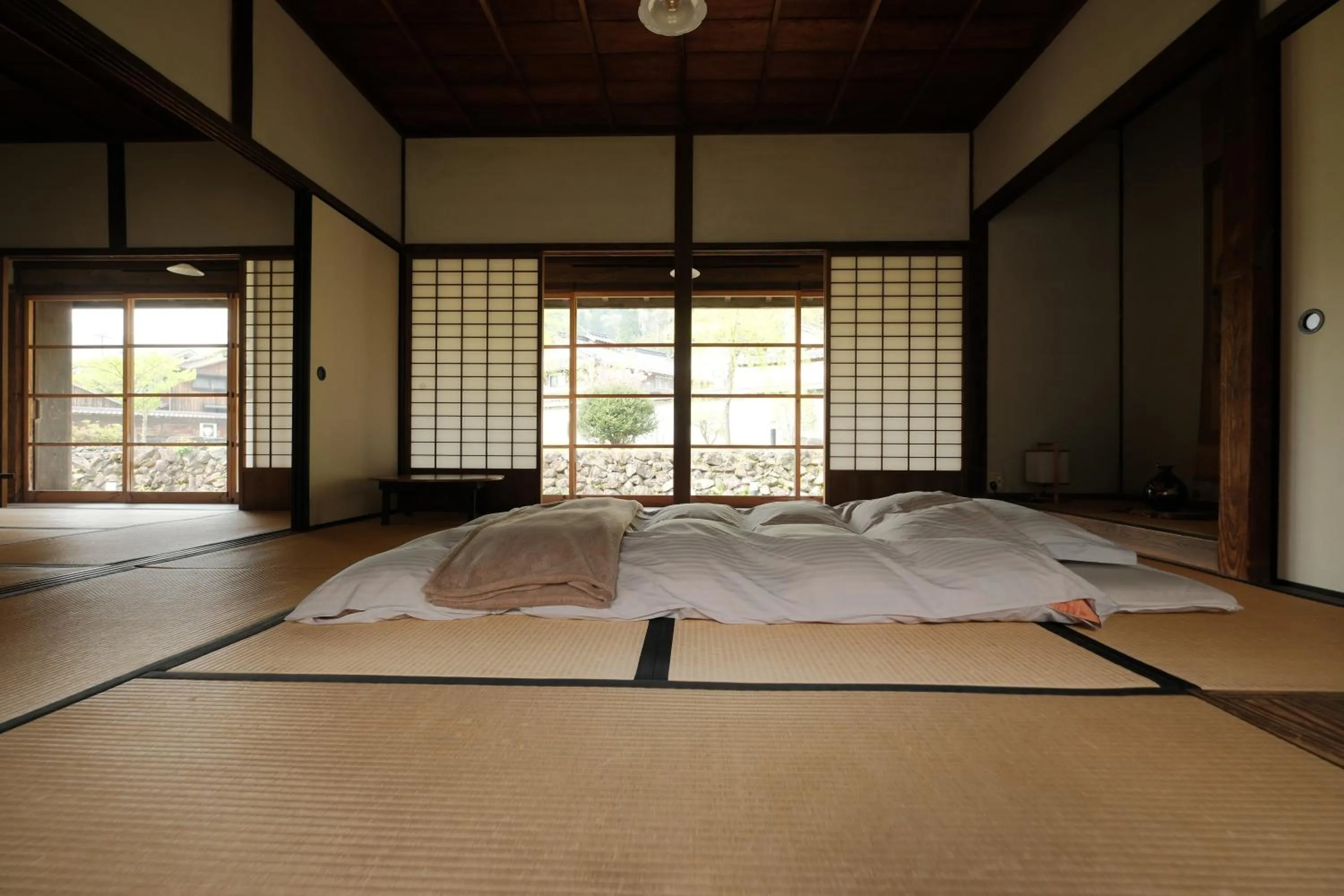 Bedroom, Bed in Japan's oldest remaining company housing