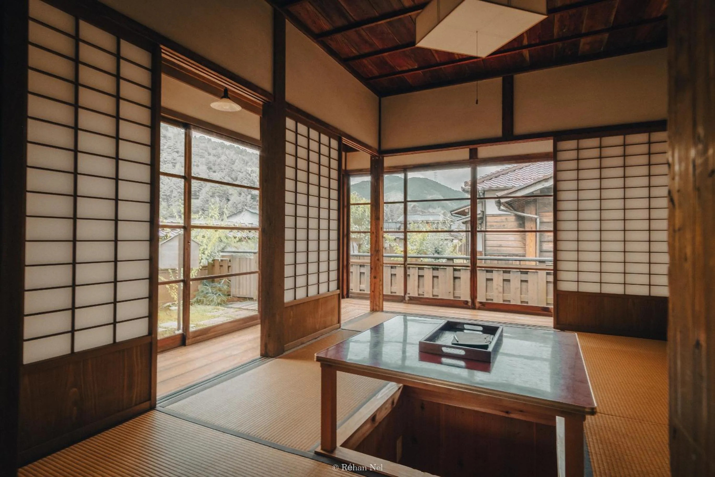 Living room in Japan's oldest remaining company housing
