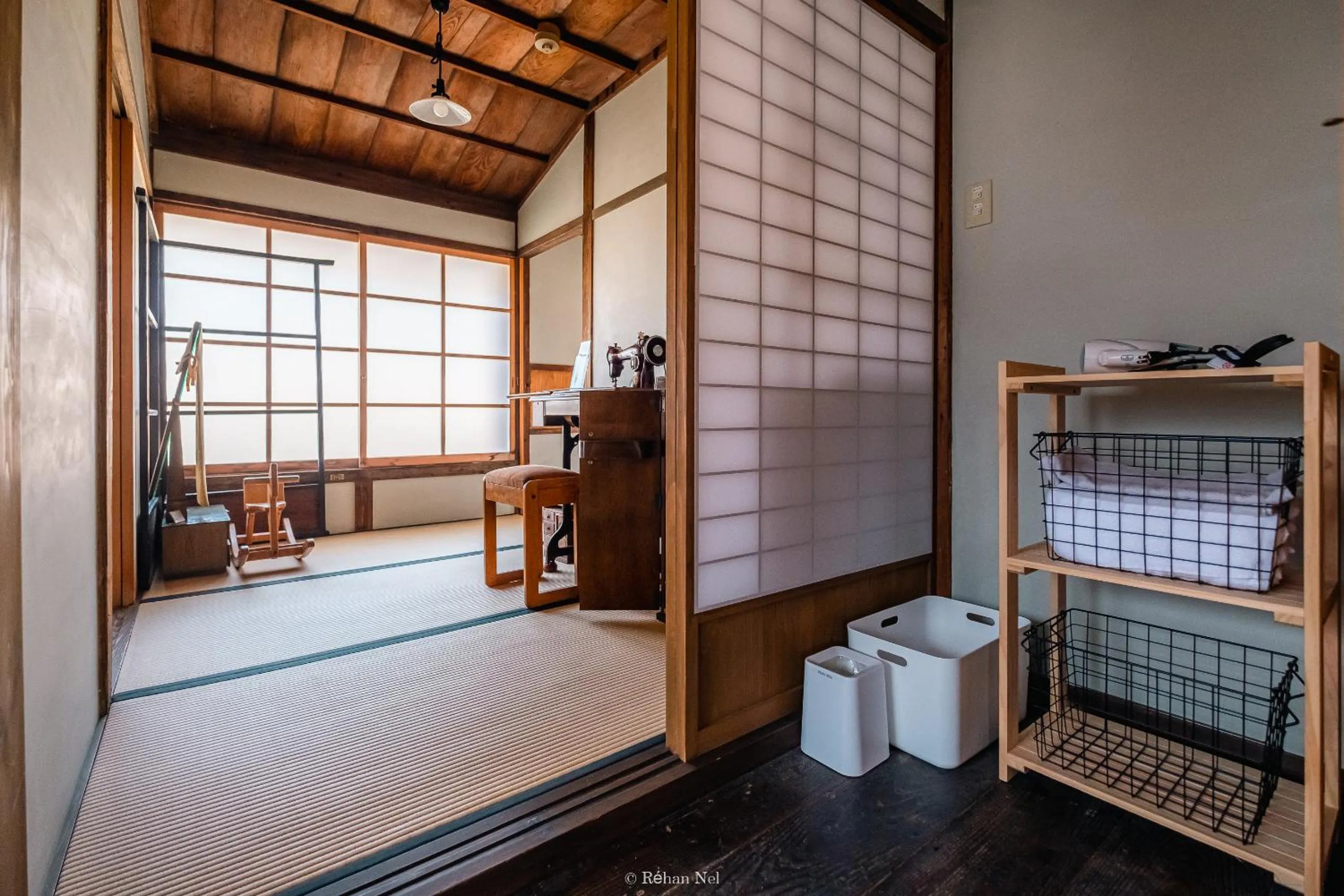 towels, Bed in Japan's oldest remaining company housing