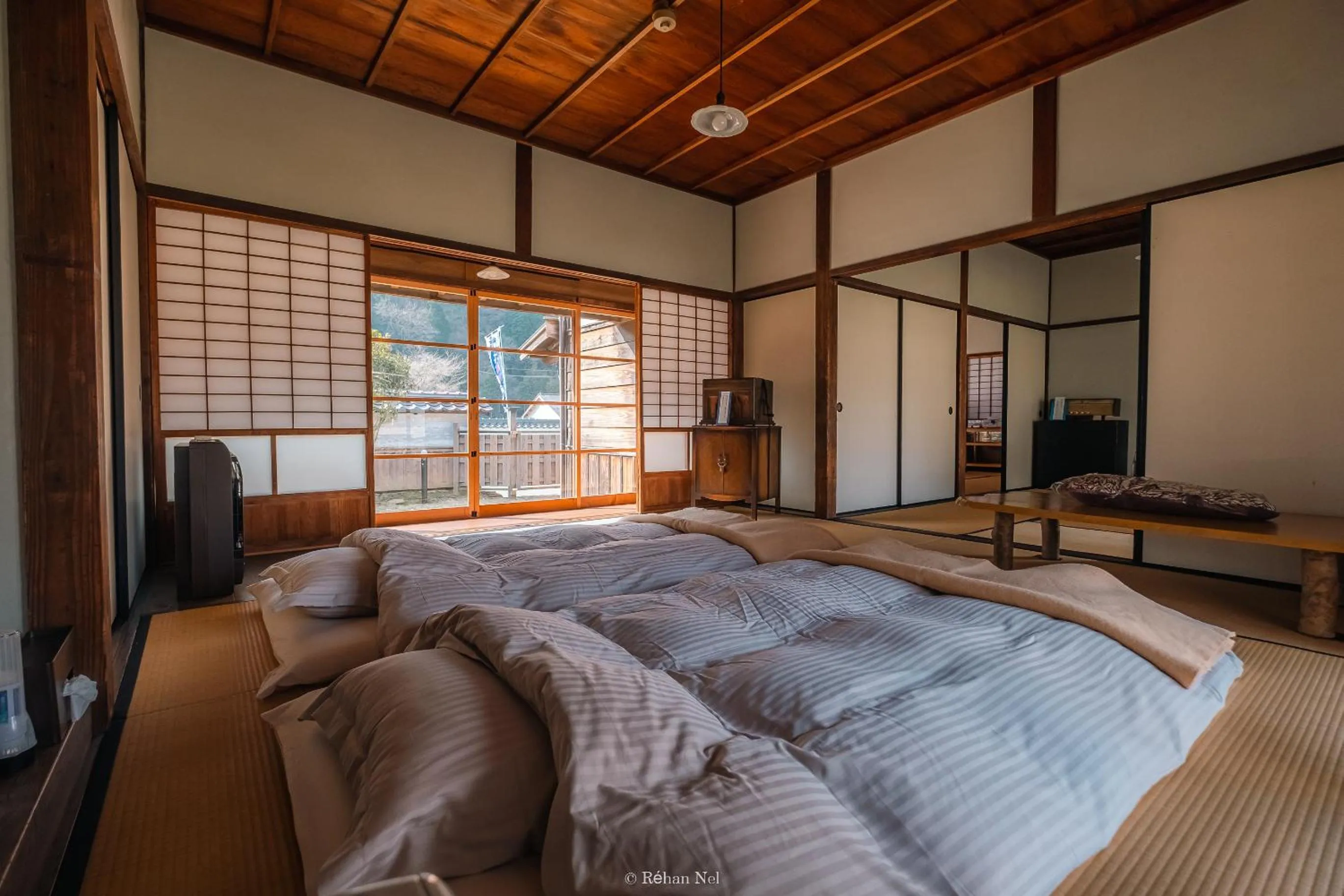 Bed in Japan's oldest remaining company housing