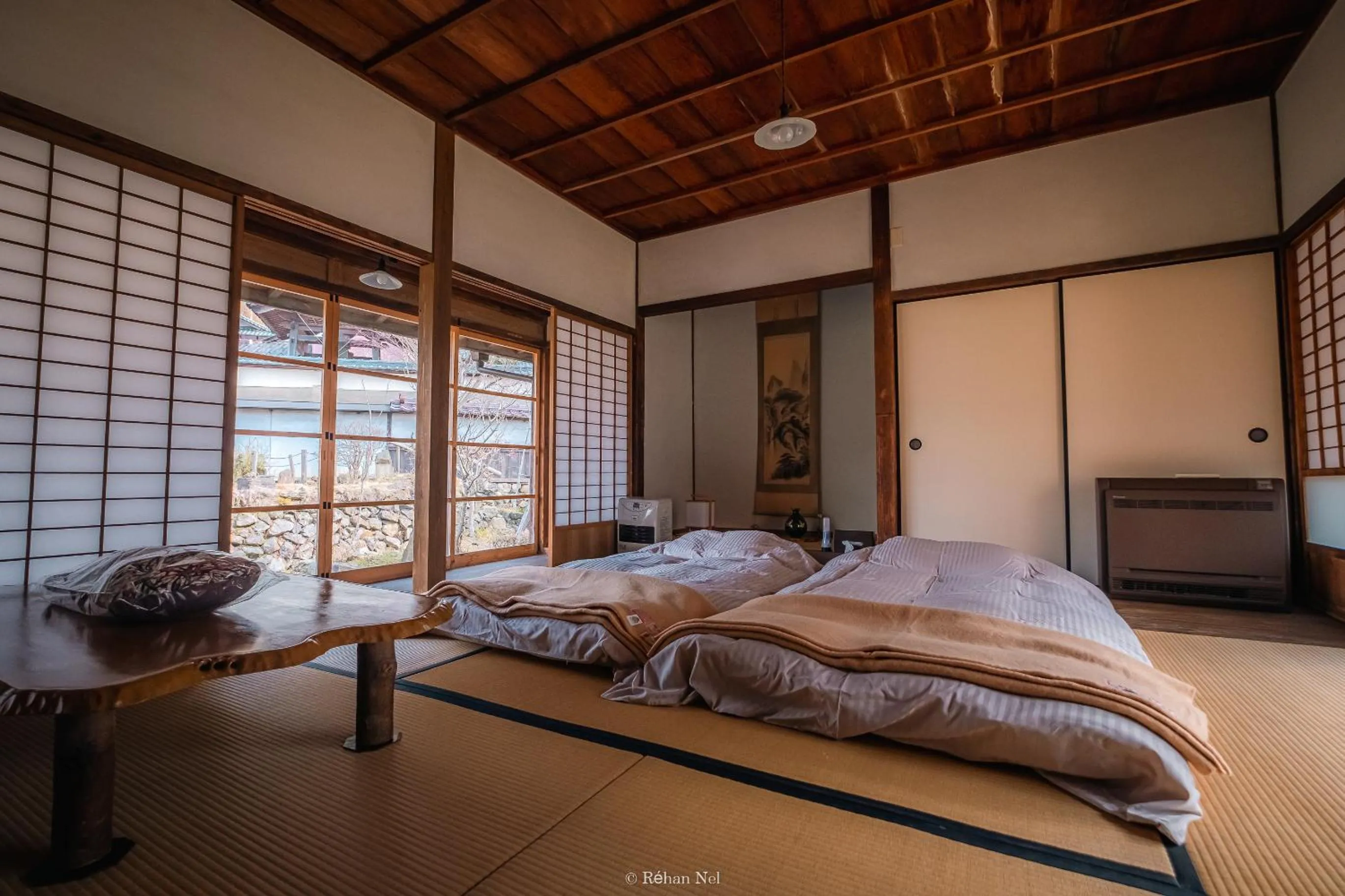 Bed in Japan's oldest remaining company housing