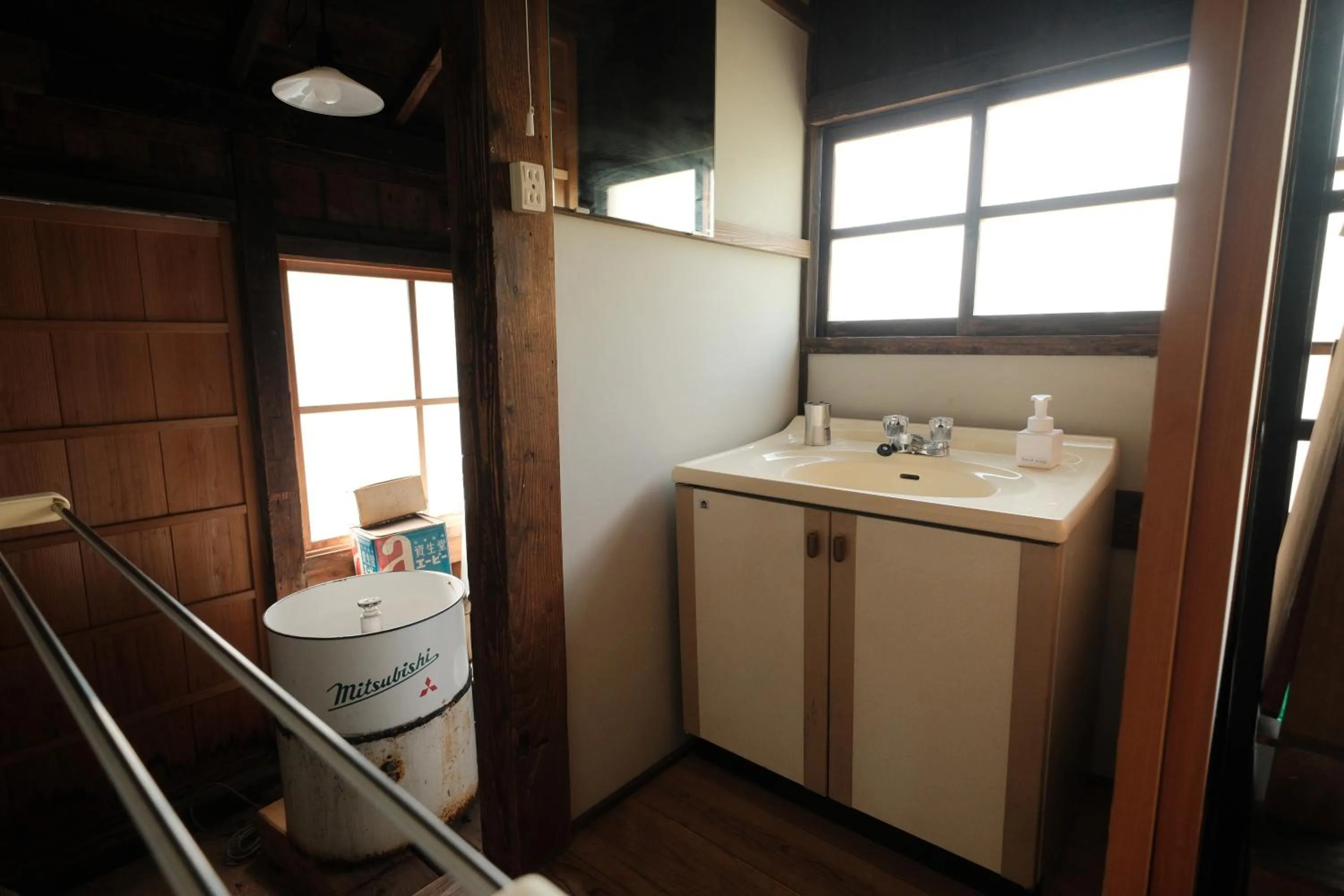 Bathroom in Japan's oldest remaining company housing