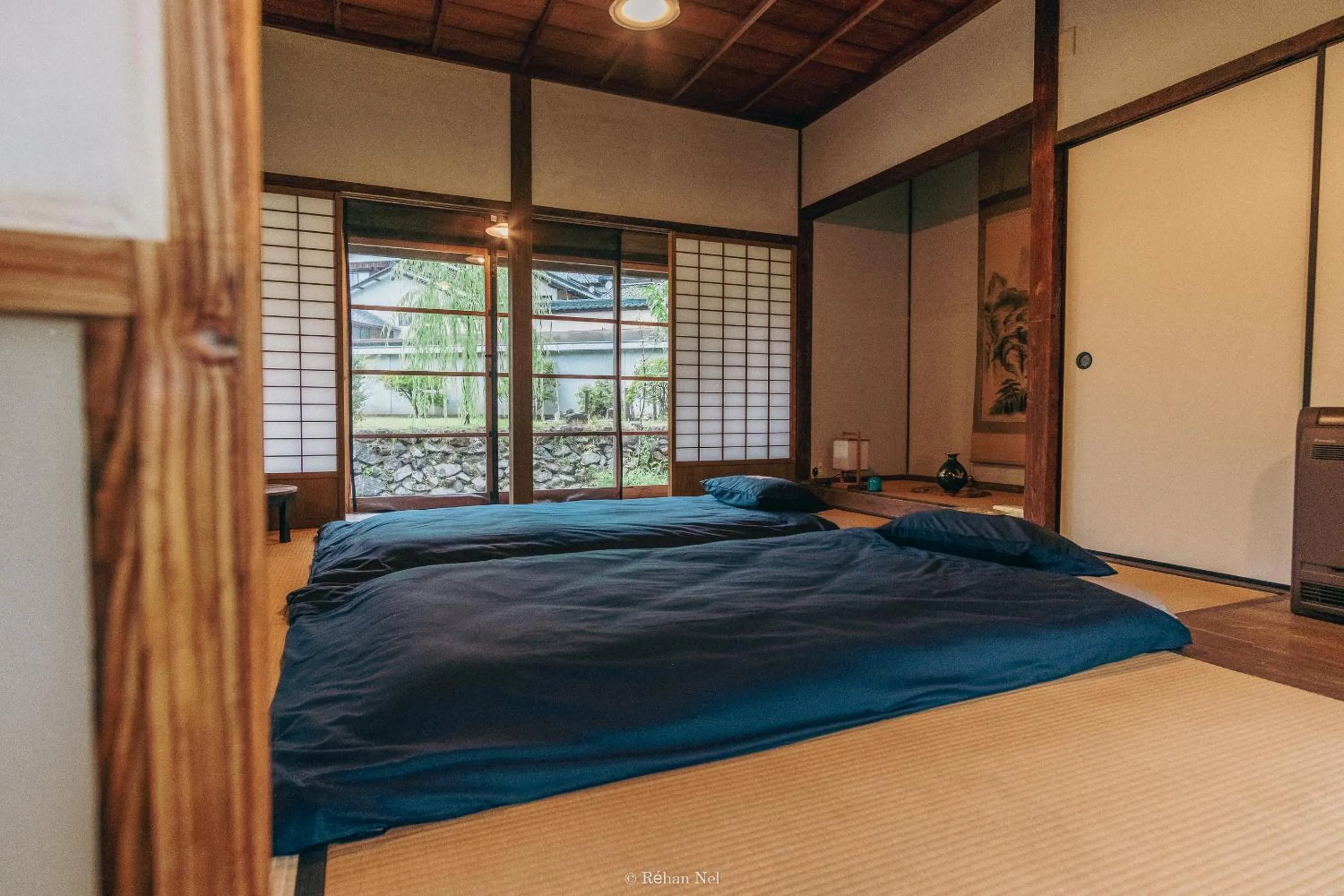 Bed in Japan's oldest remaining company housing