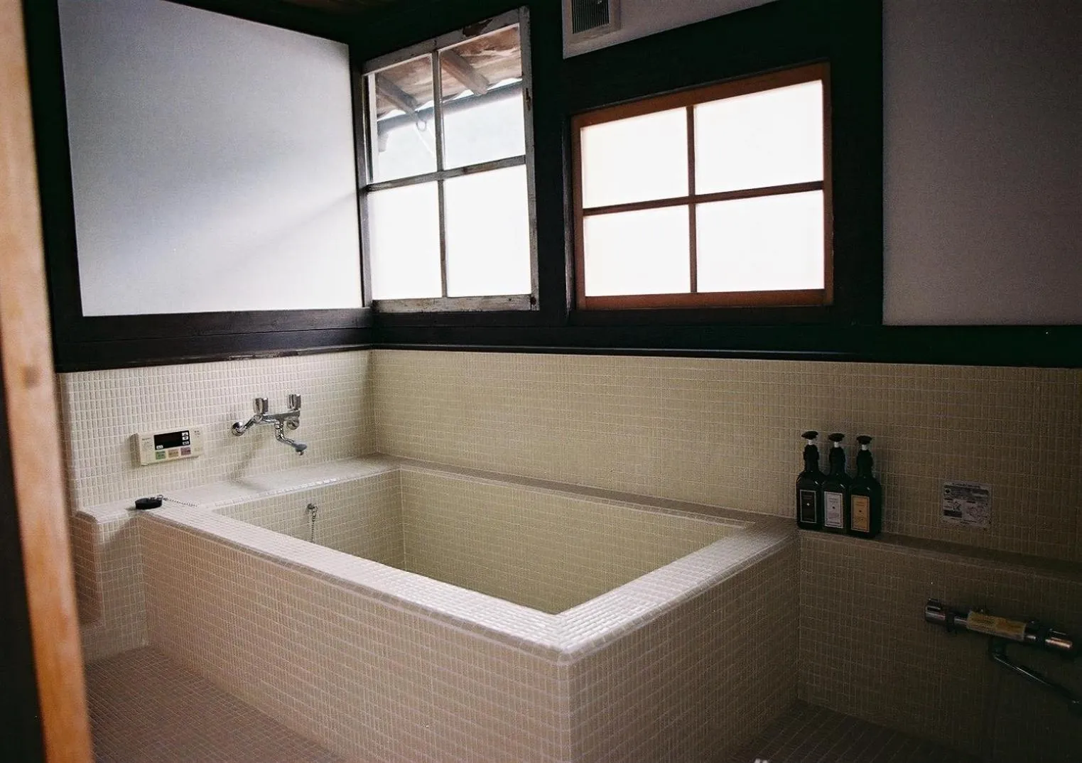 Bathroom in Japan's oldest remaining company housing