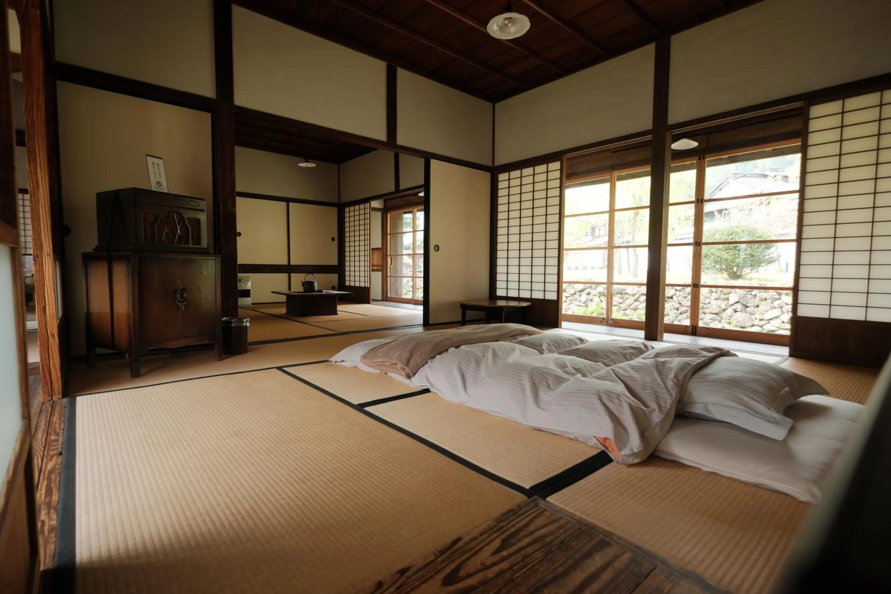 Bedroom, Bed in Japan's oldest remaining company housing