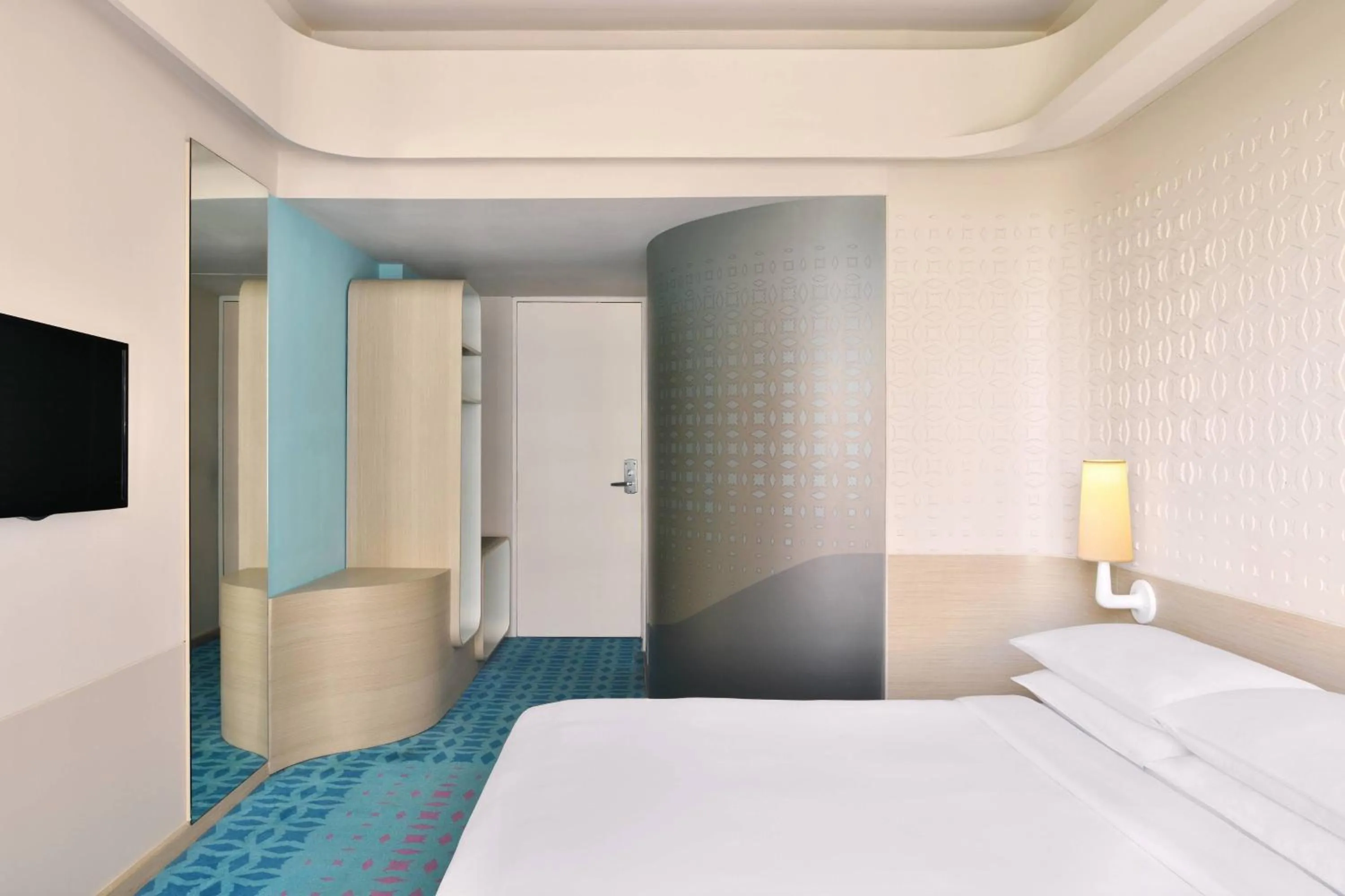 Photo of the whole room, Bed in Fairfield by Marriott Hyderabad Gachibowli