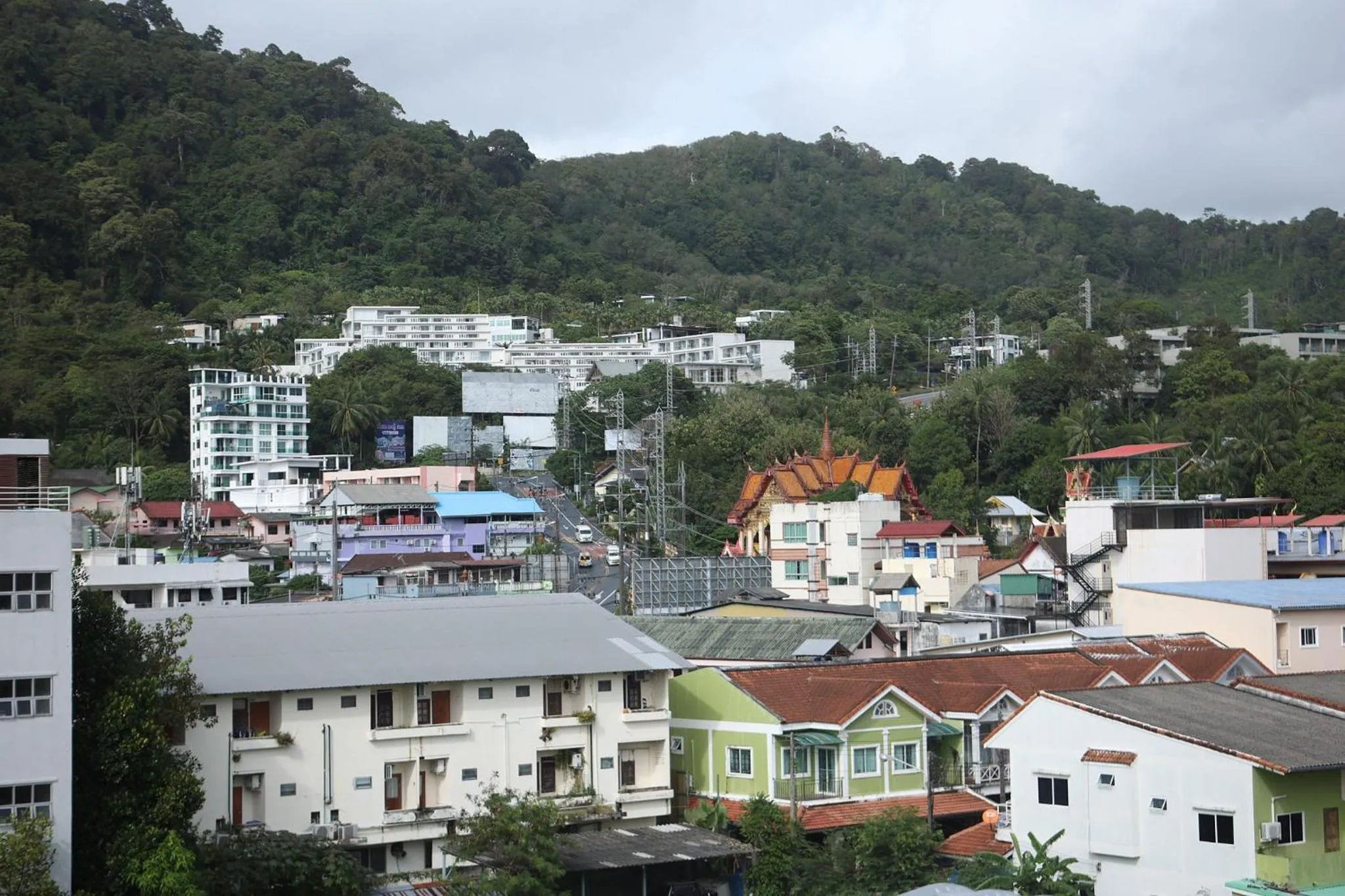 Mountain view in New Forest Patong