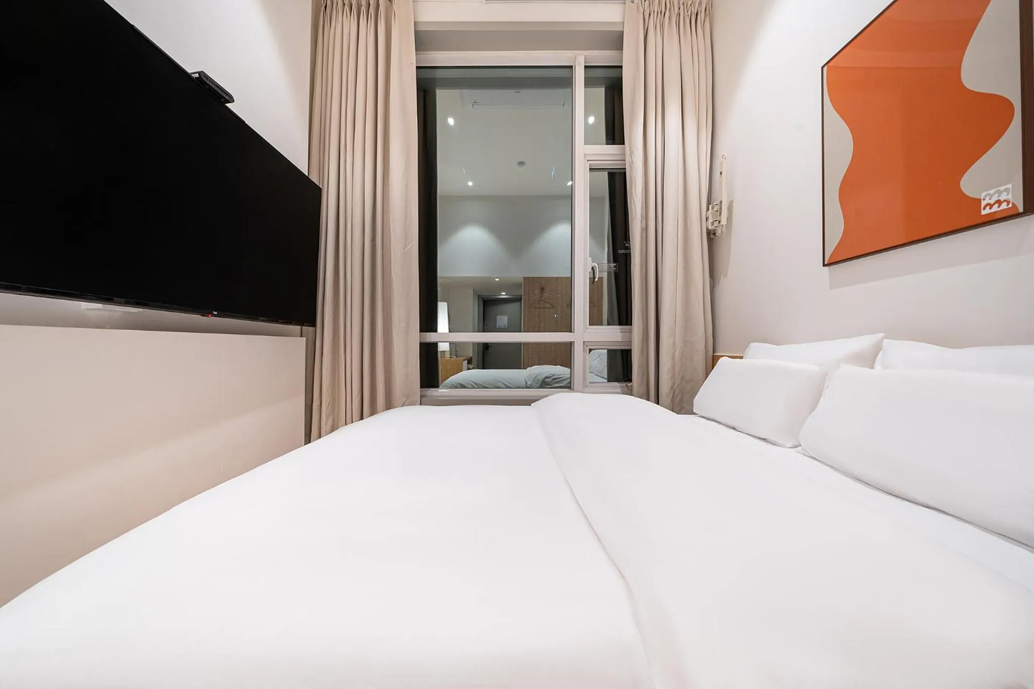 Bed in Aank Hotel Hongdae