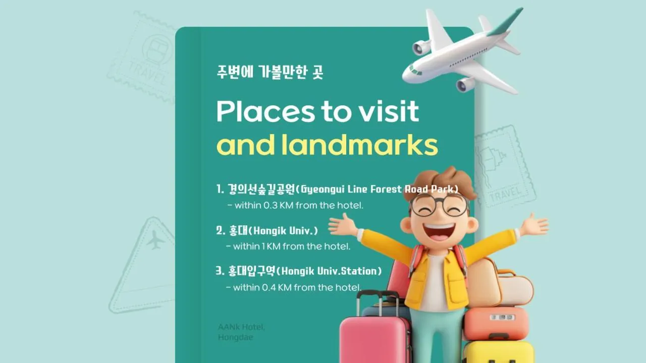 Neighbourhood in Aank Hotel Hongdae