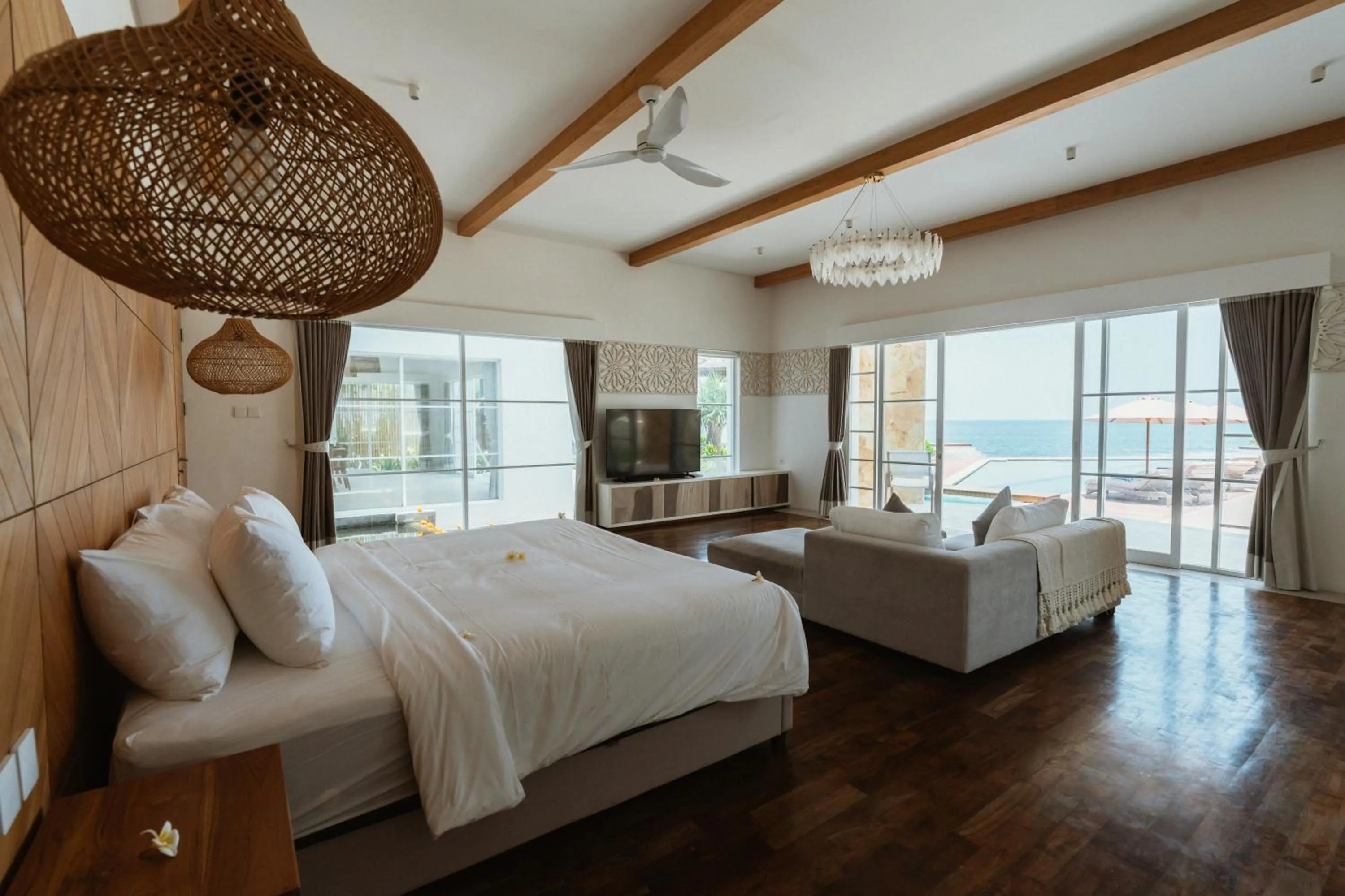 Bed in Ketewel Beach Villas and Spa