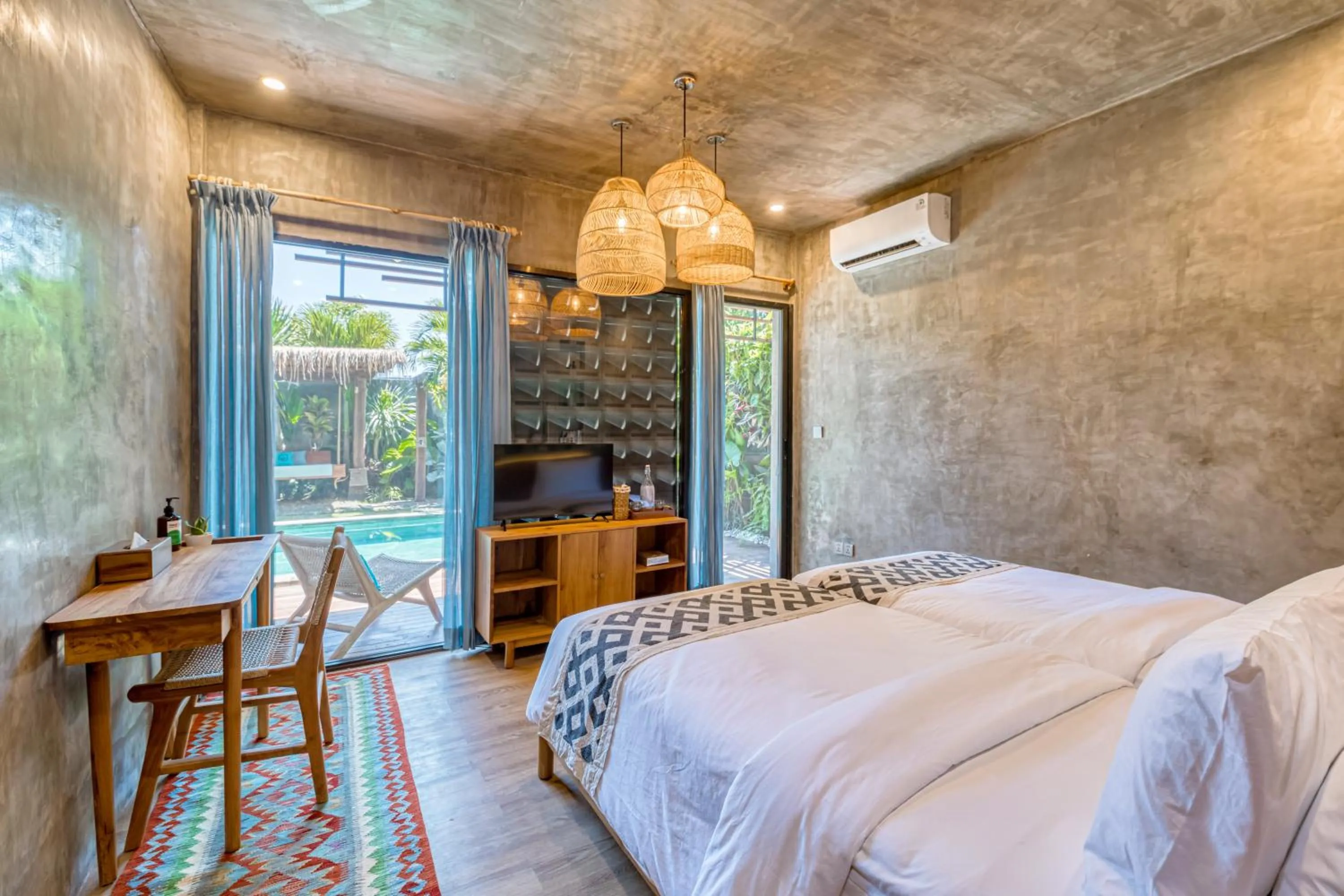 Bed in Leafy Home Canggu