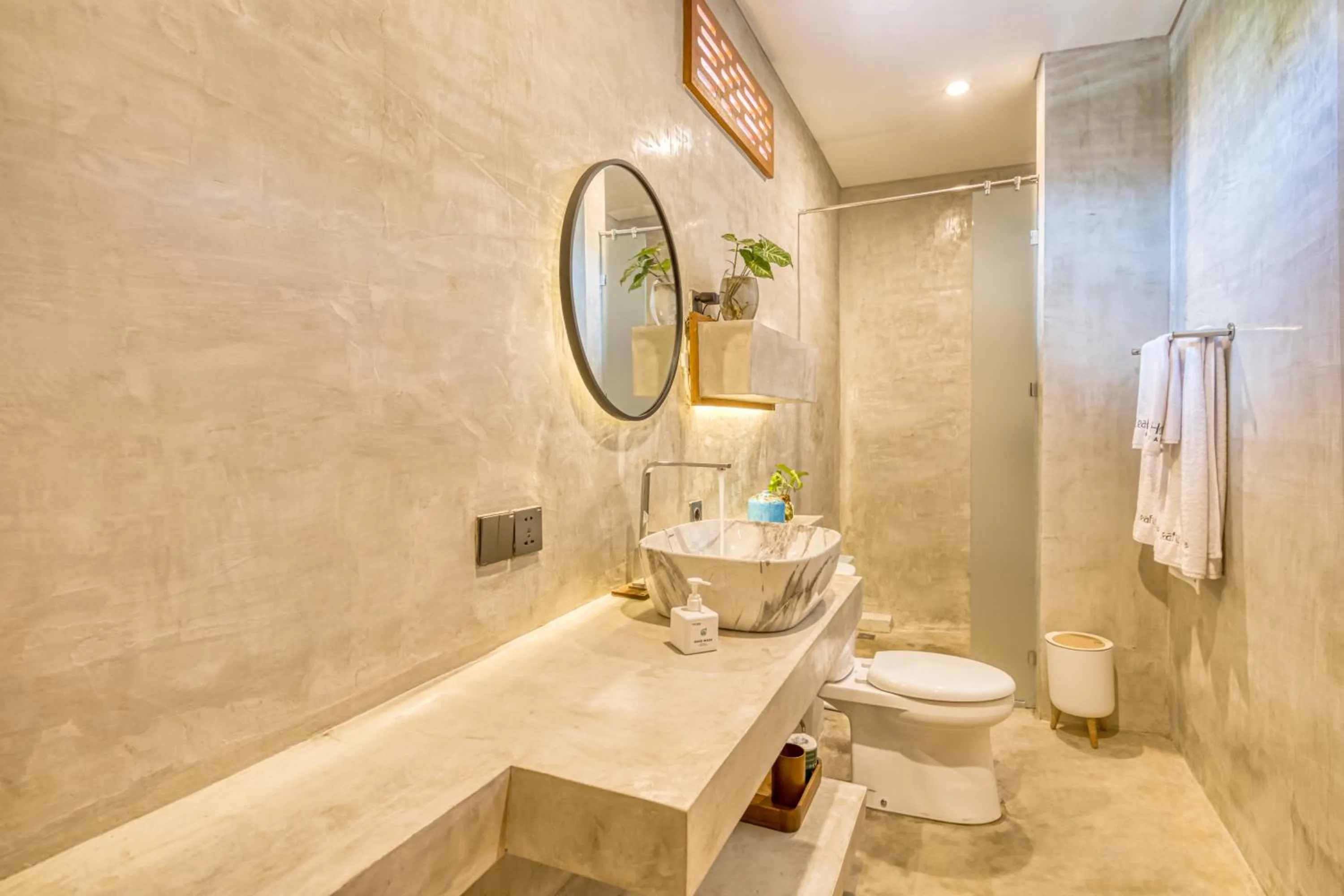 Shower in Leafy Home Canggu