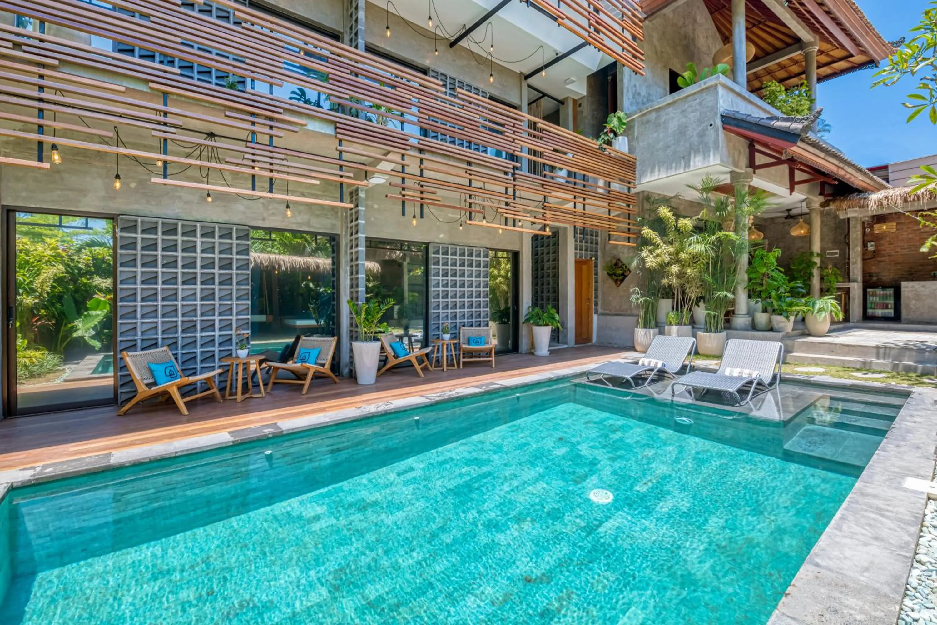 Swimming pool in Leafy Home Canggu
