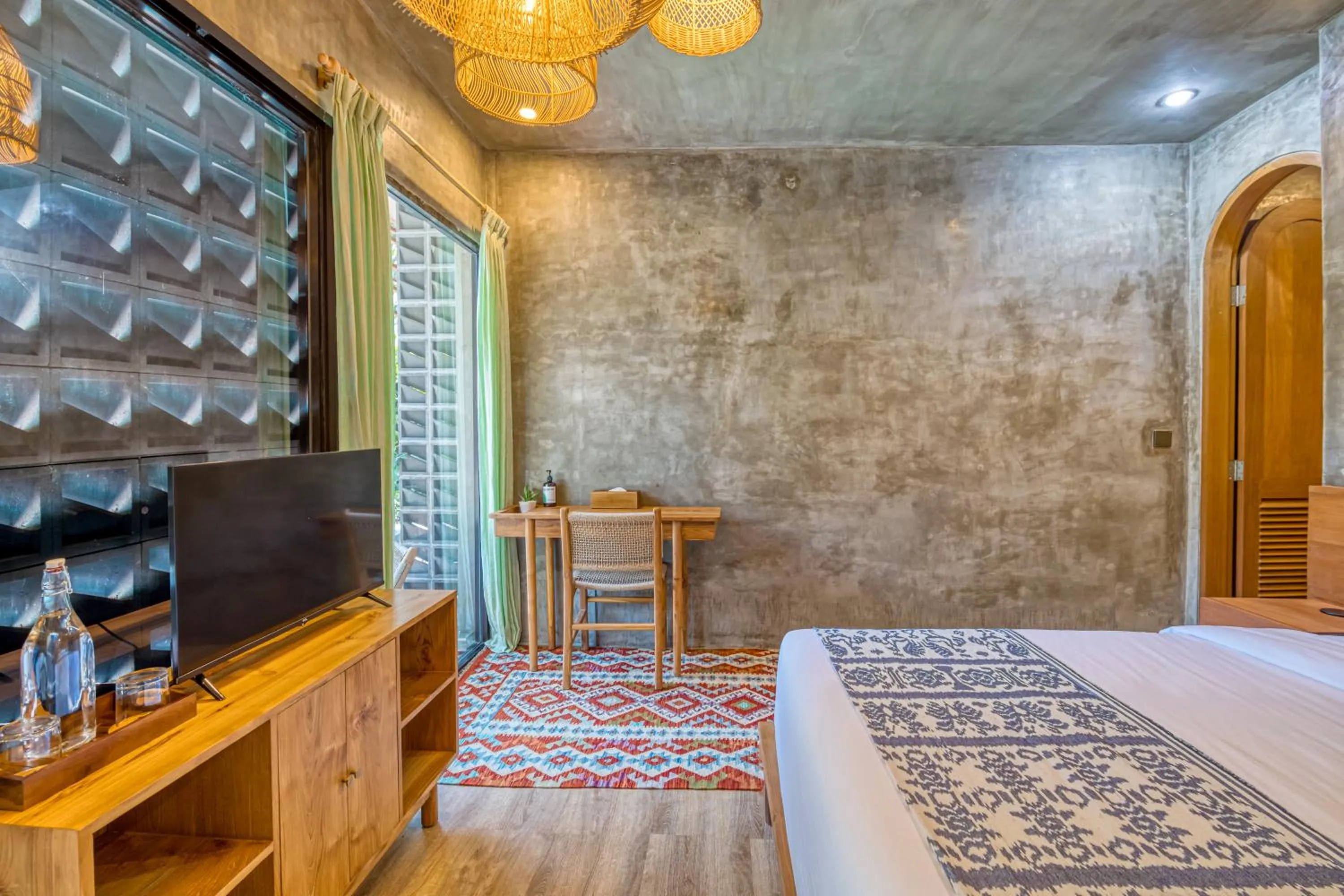 Bed in Leafy Home Canggu