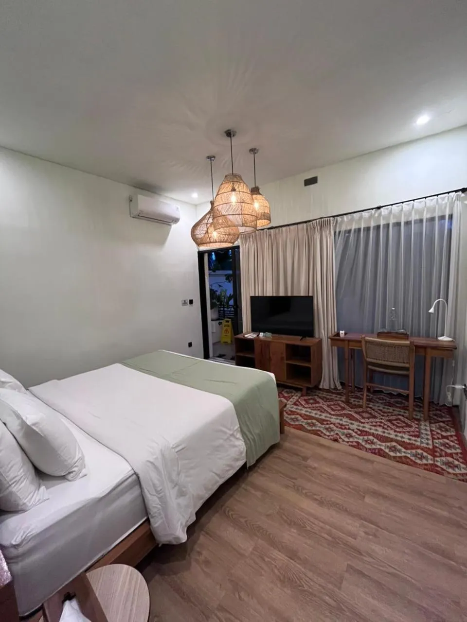 Bedroom, Bed in Leafy Home Canggu