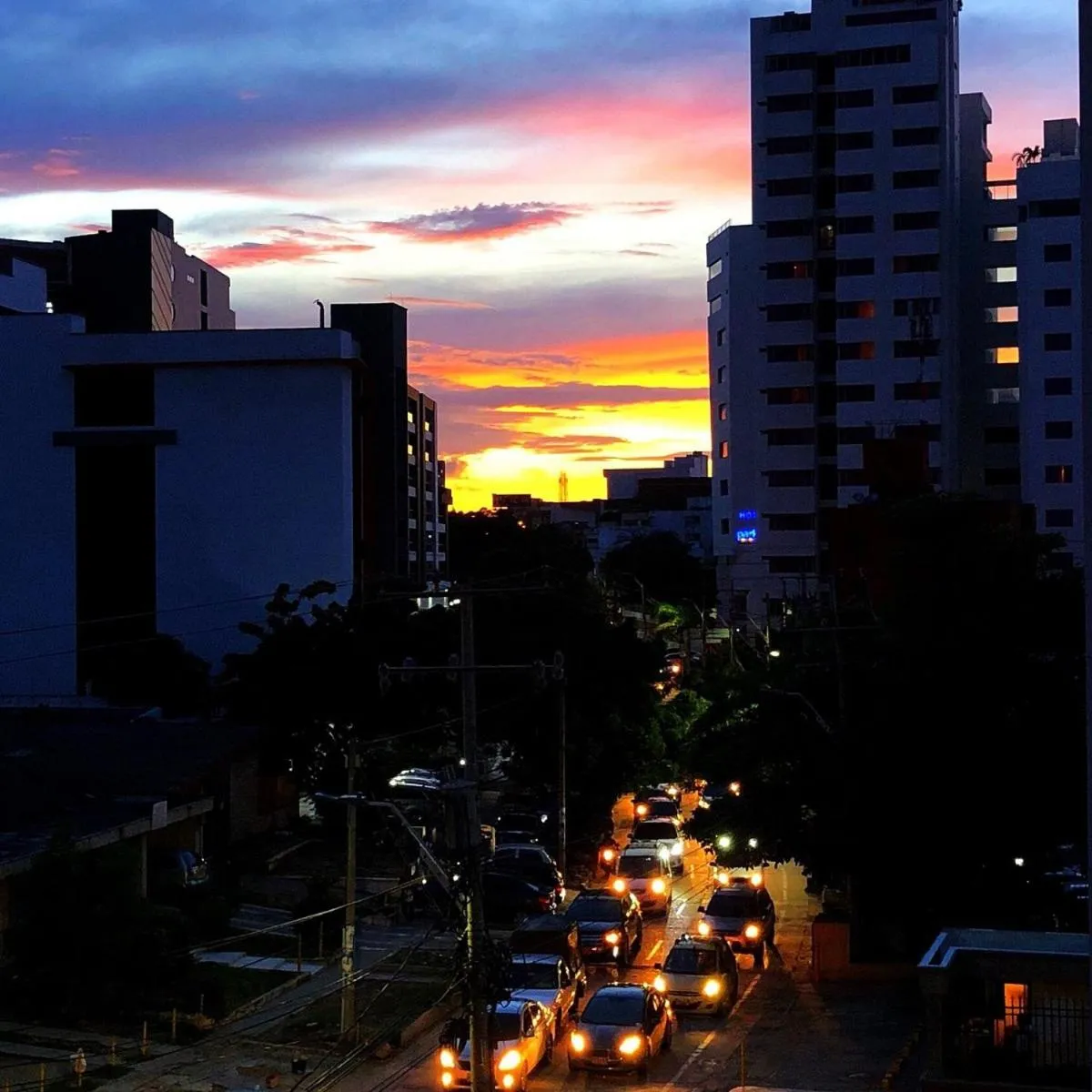 Sunset in Hotel Oxford Barranquilla