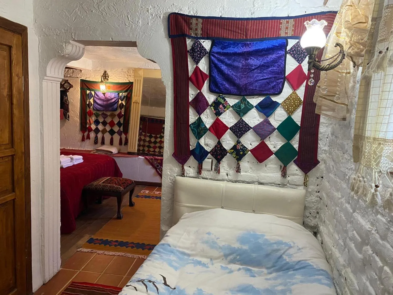 Bed in Şirince Lotus Konakları