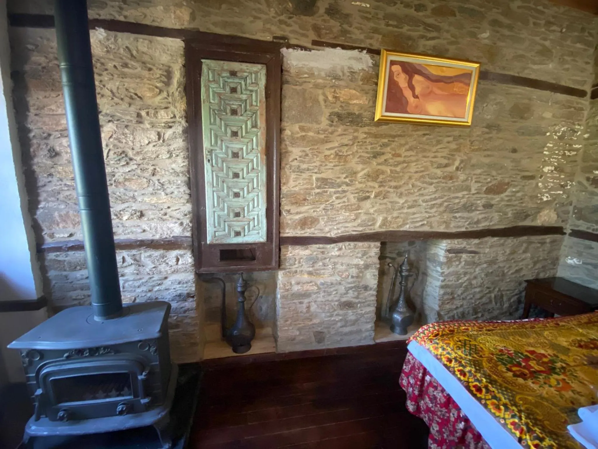 Bed in Şirince Lotus Konakları