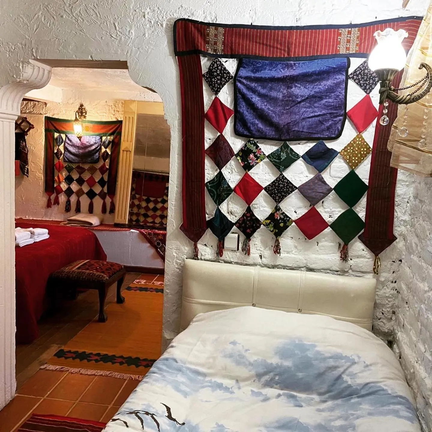 Bed in Şirince Lotus Konakları