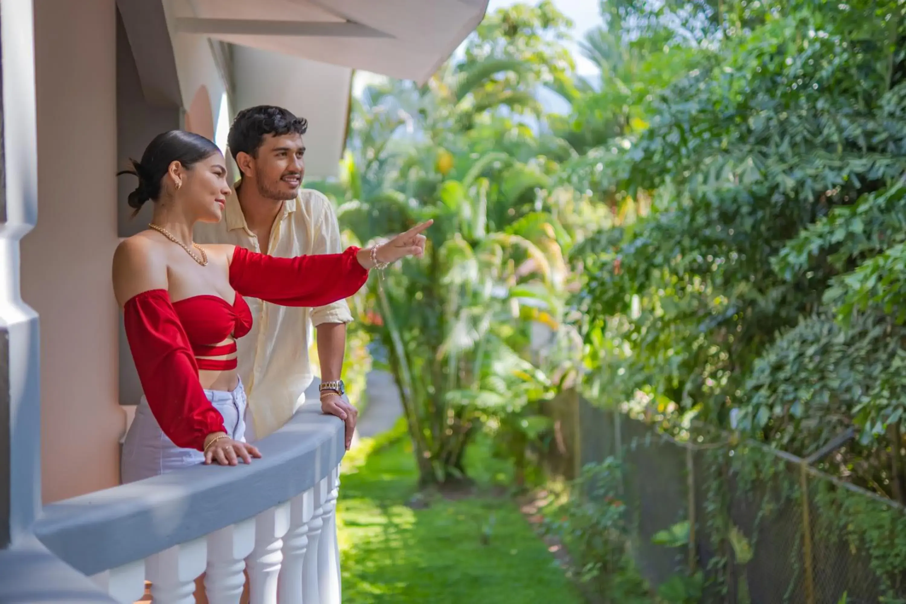 Quadruple Room with Terrace in Hotel Sierra Arenal Quadruple Room with Terrace in Hotel Sierra Arenal