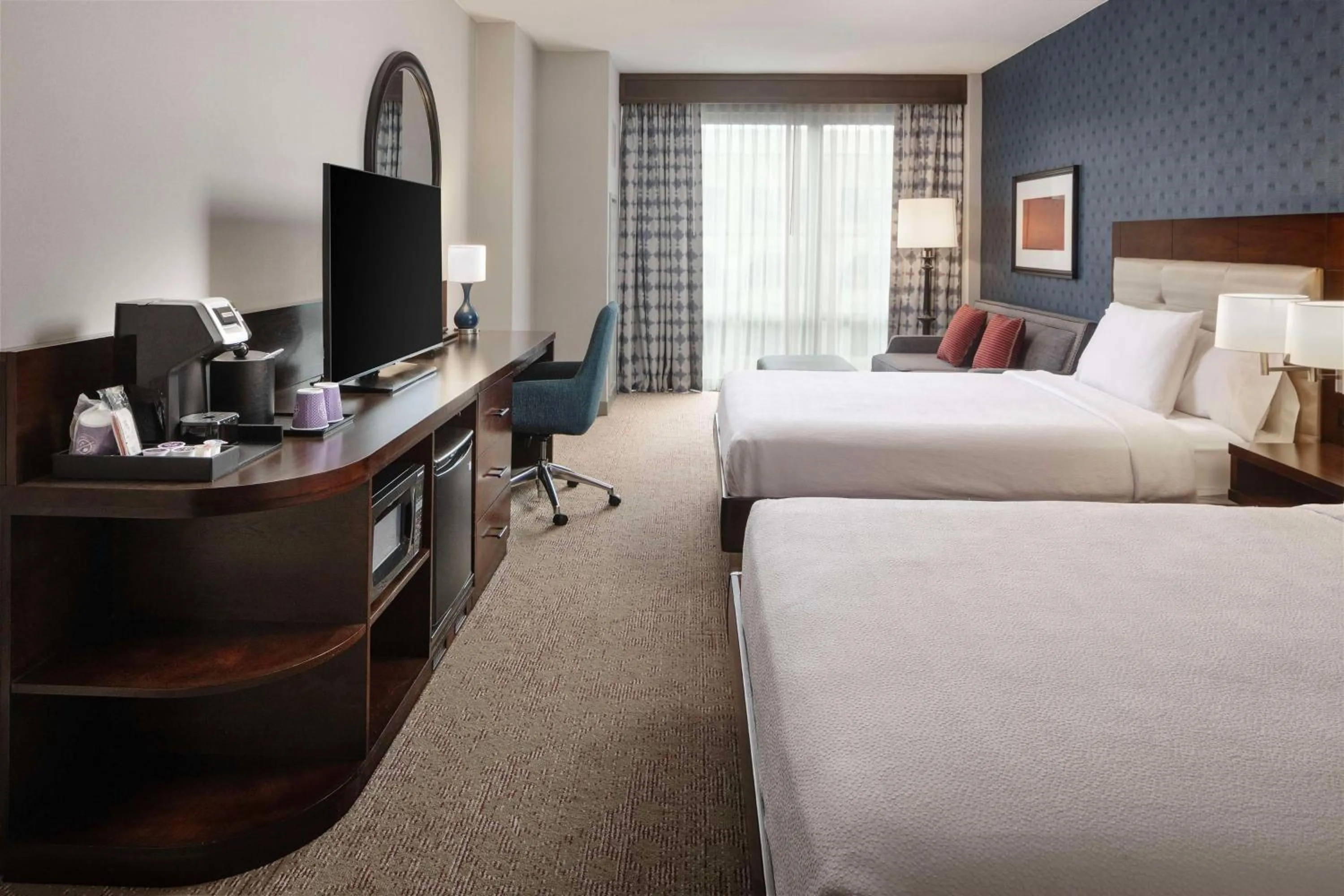 Bed in Hilton Garden Inn Washington DC/Georgetown Area