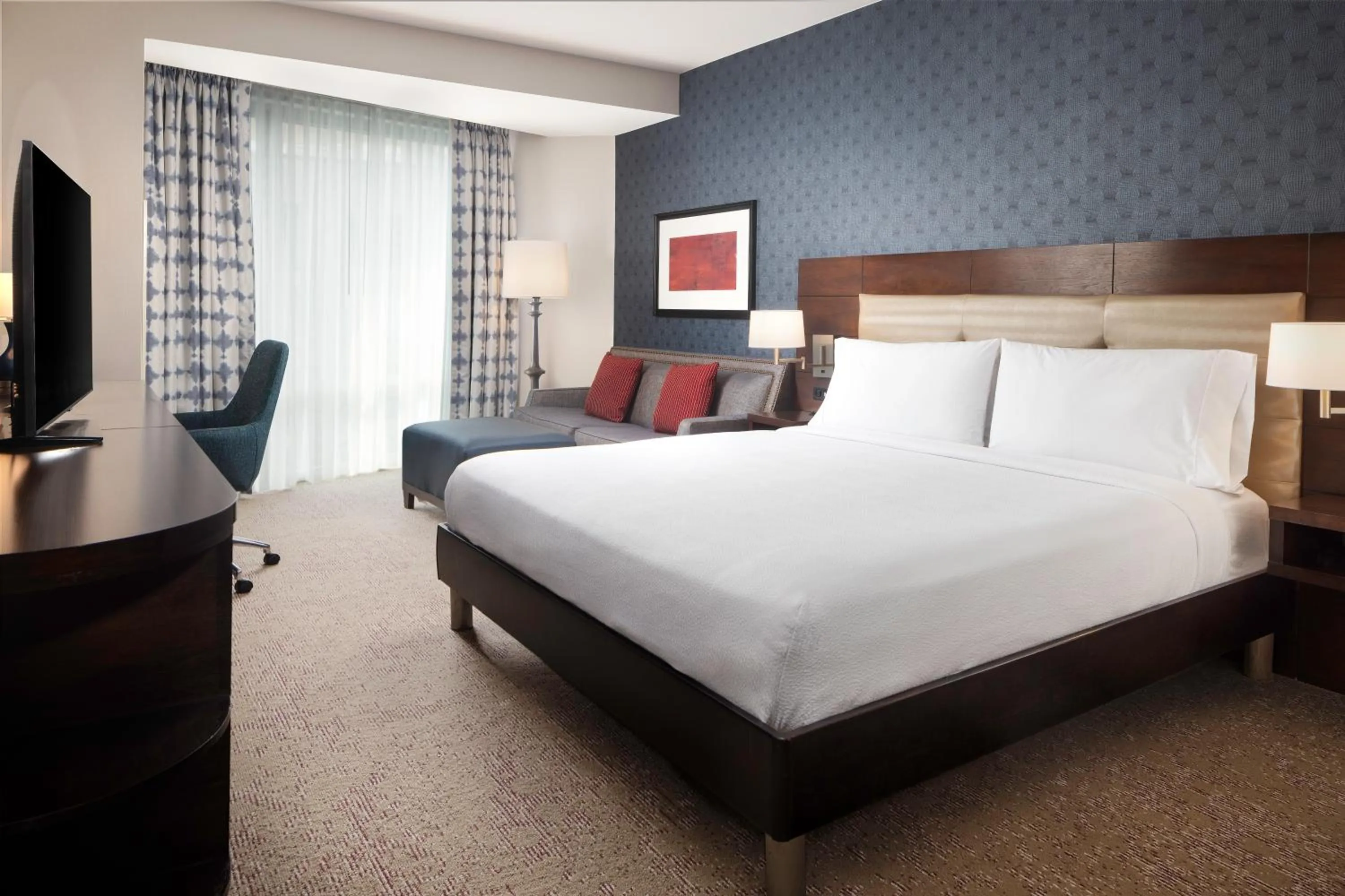 Bedroom, Bed in Hilton Garden Inn Washington DC/Georgetown Area