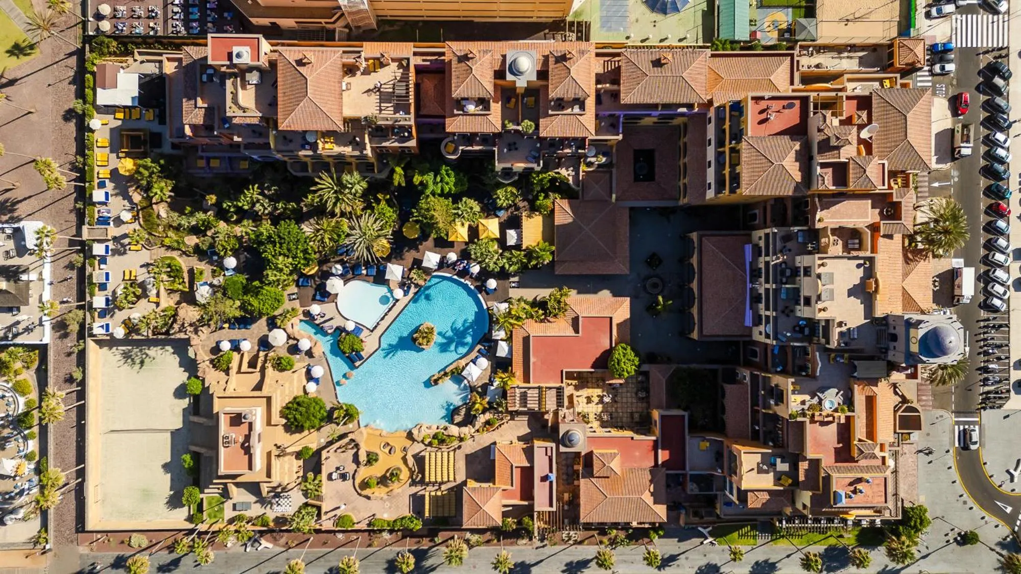 Bird's eye view in Europe Villa Cortes GL