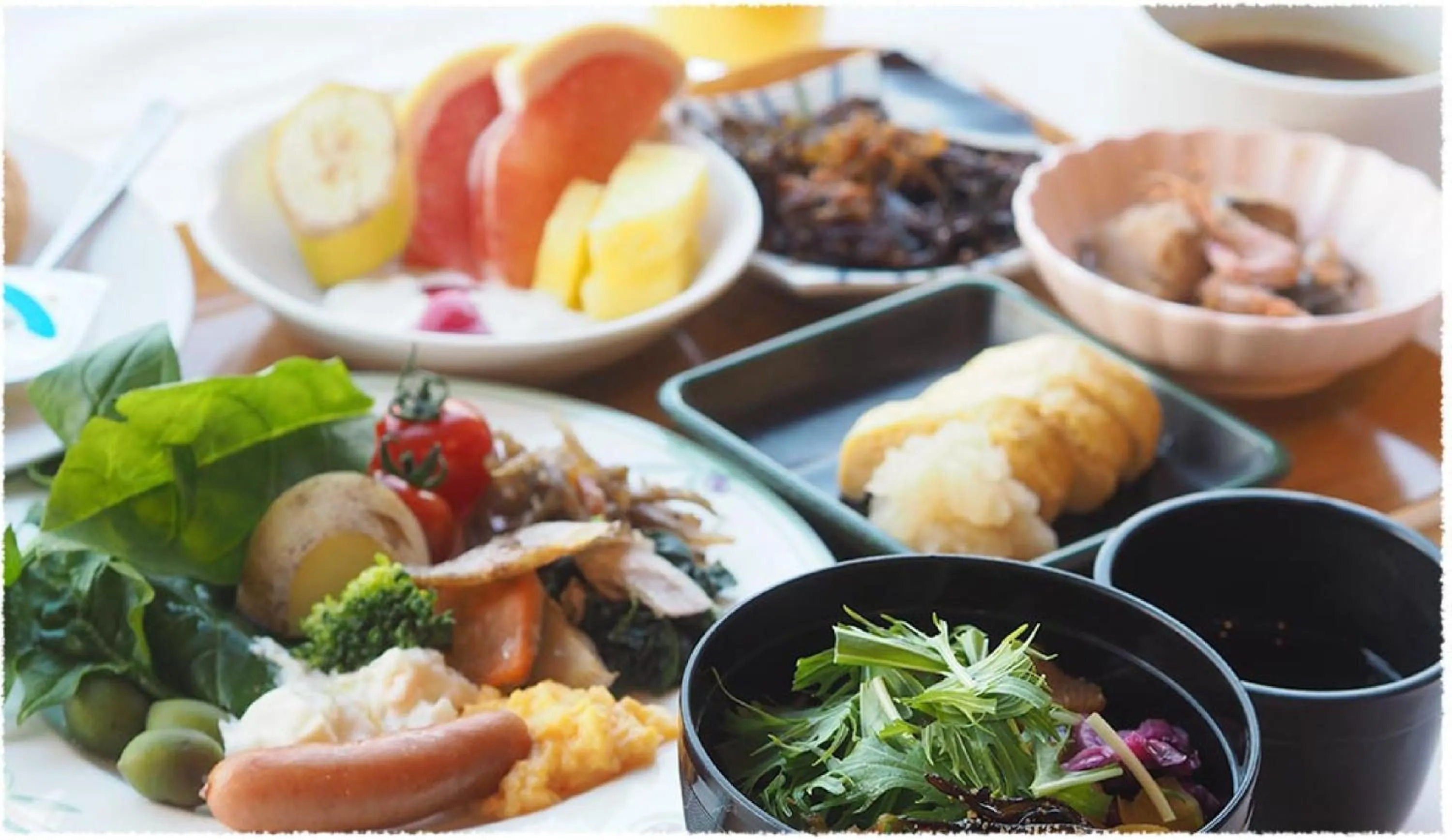 Buffet breakfast in Bay Resort Hotel Shodoshima