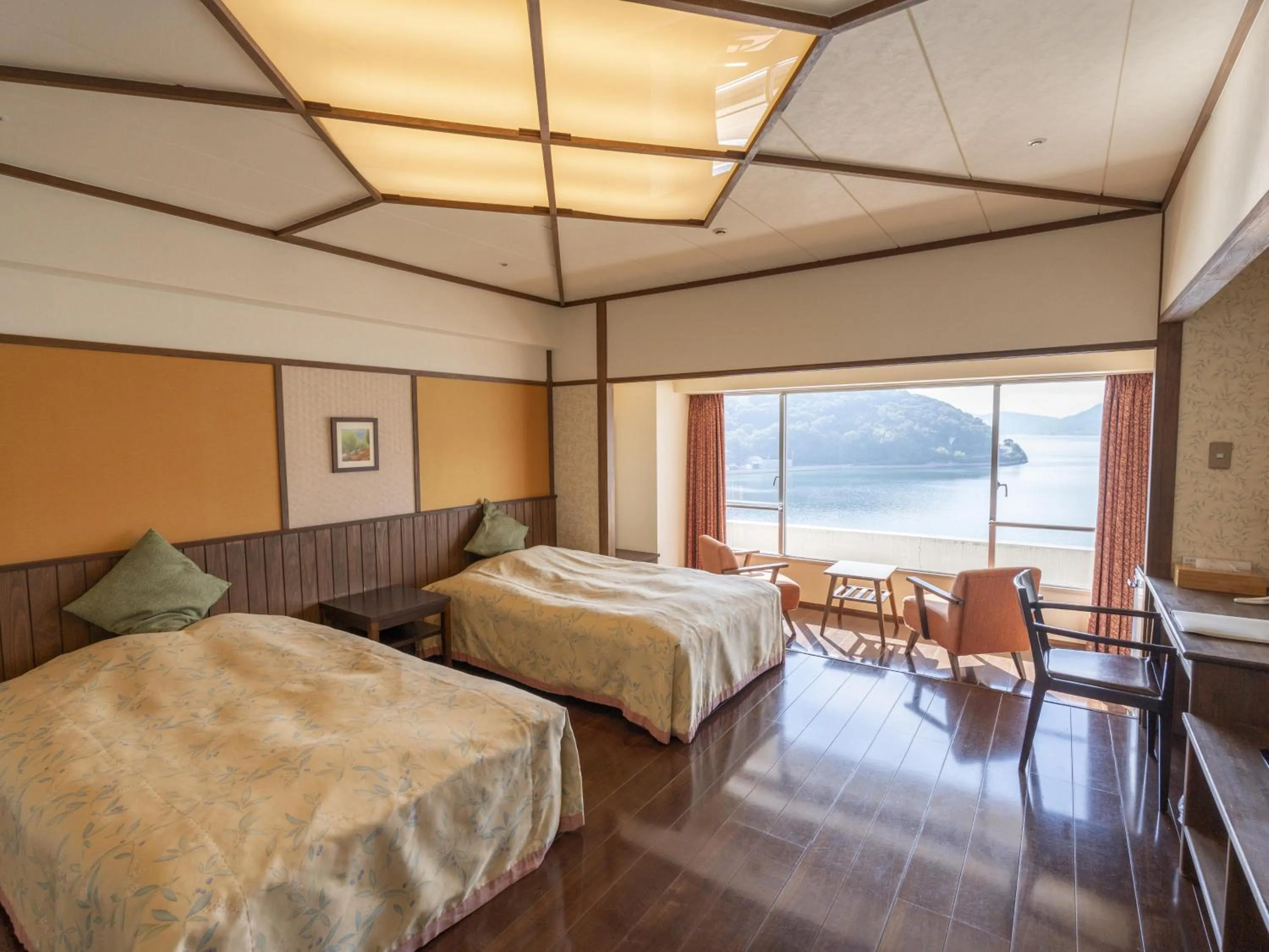 Photo of the whole room, Bed in Bay Resort Hotel Shodoshima
