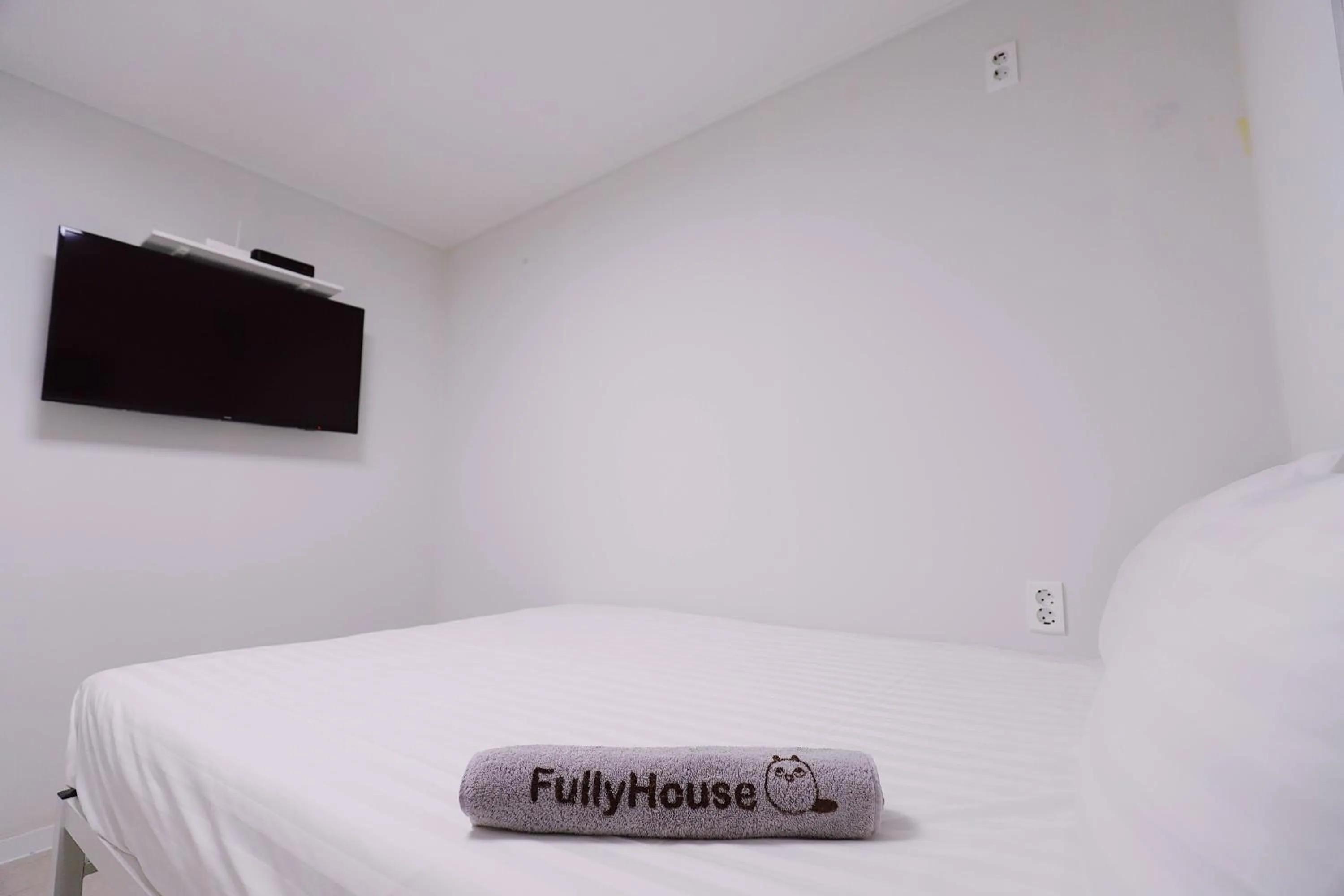 Property logo or sign, Bed in Fully Mini Hotel