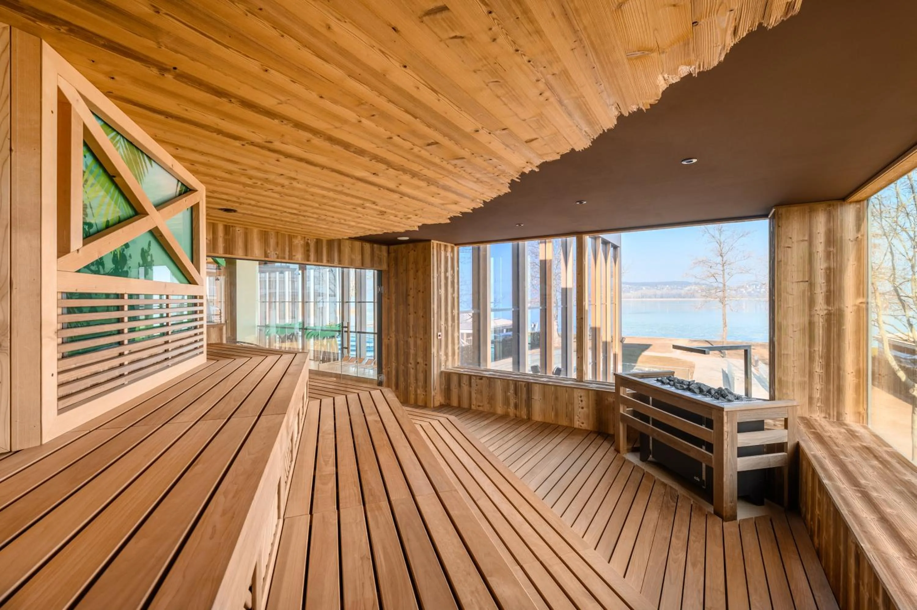 Sauna in Mövenpick Balaland Resort Lake Balaton