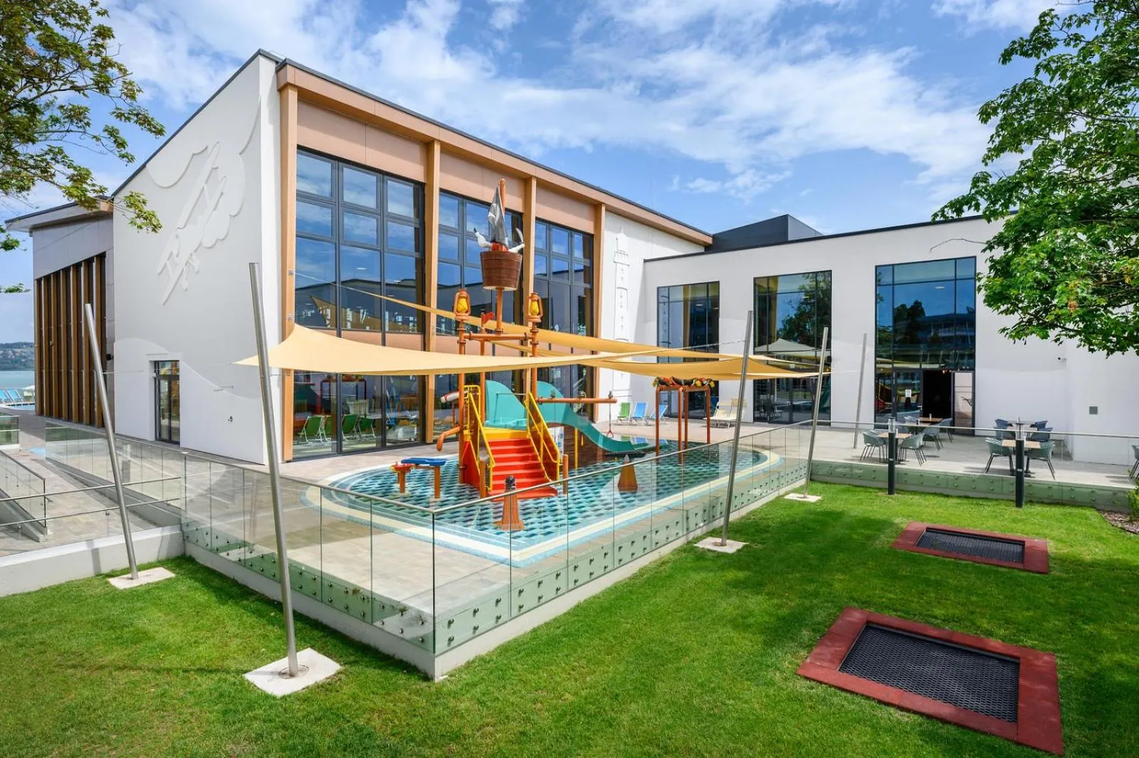 Children play ground in Mövenpick Balaland Resort Lake Balaton