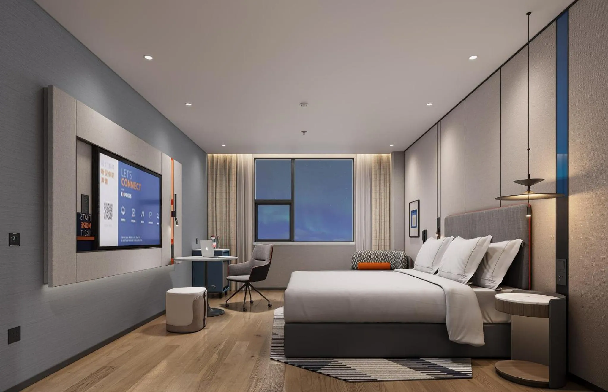 Photo of the whole room, Bed in Holiday Inn Express Zhengzhou Nongye Road by IHG