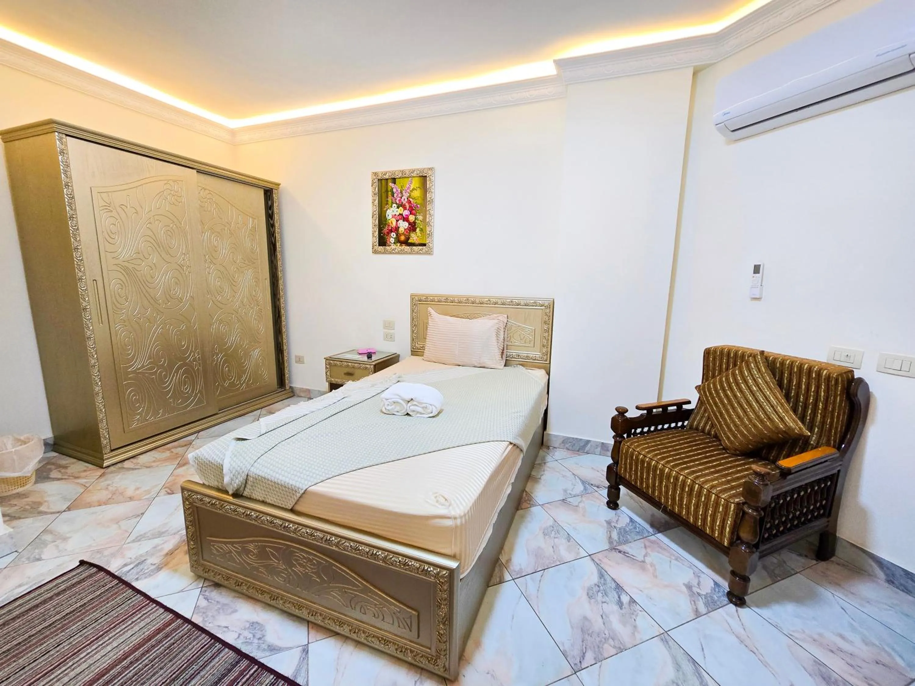 Bedroom, Bed in Afnan Cairo Airport