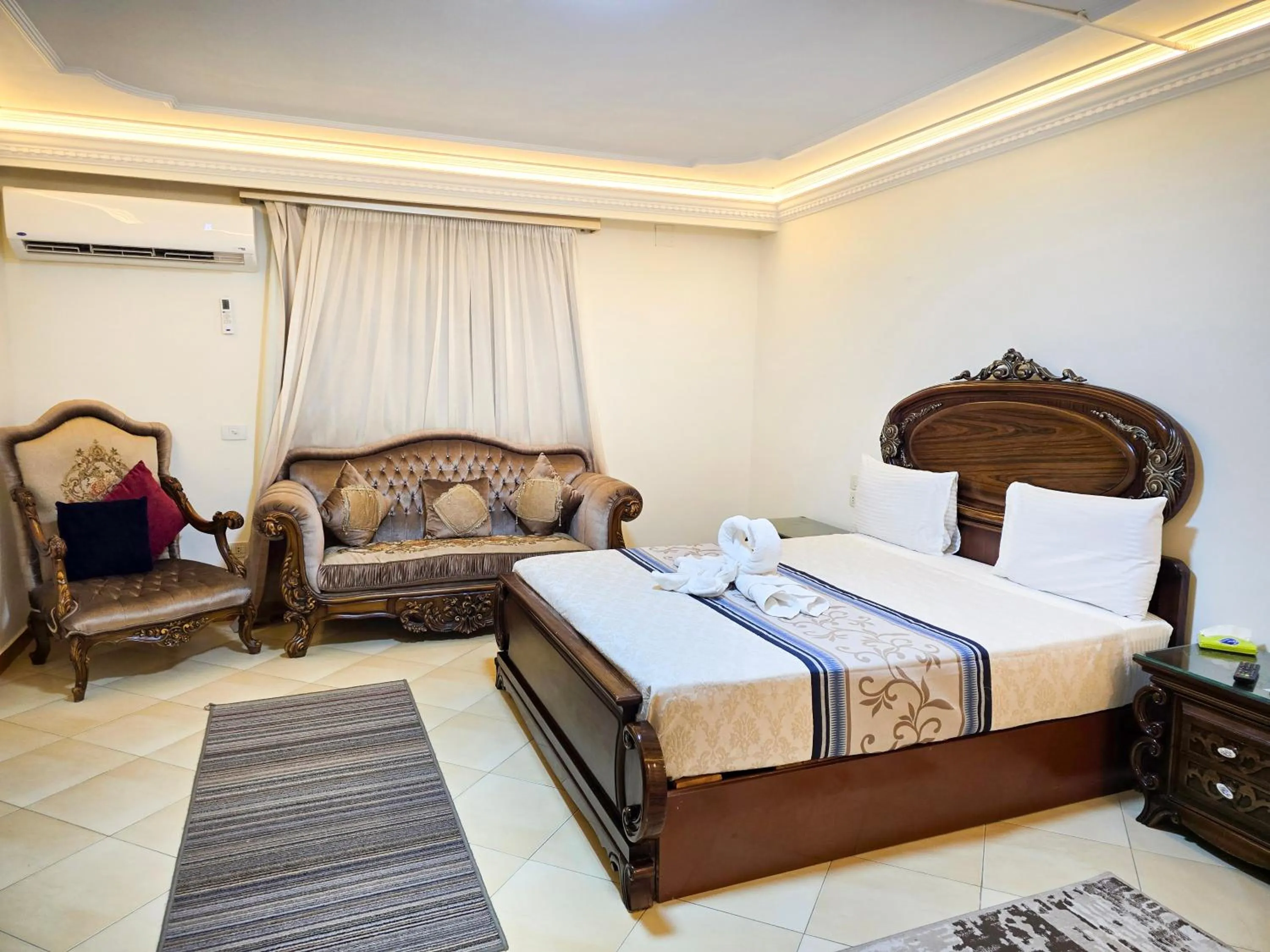 Bedroom, Bed in Afnan Cairo Airport