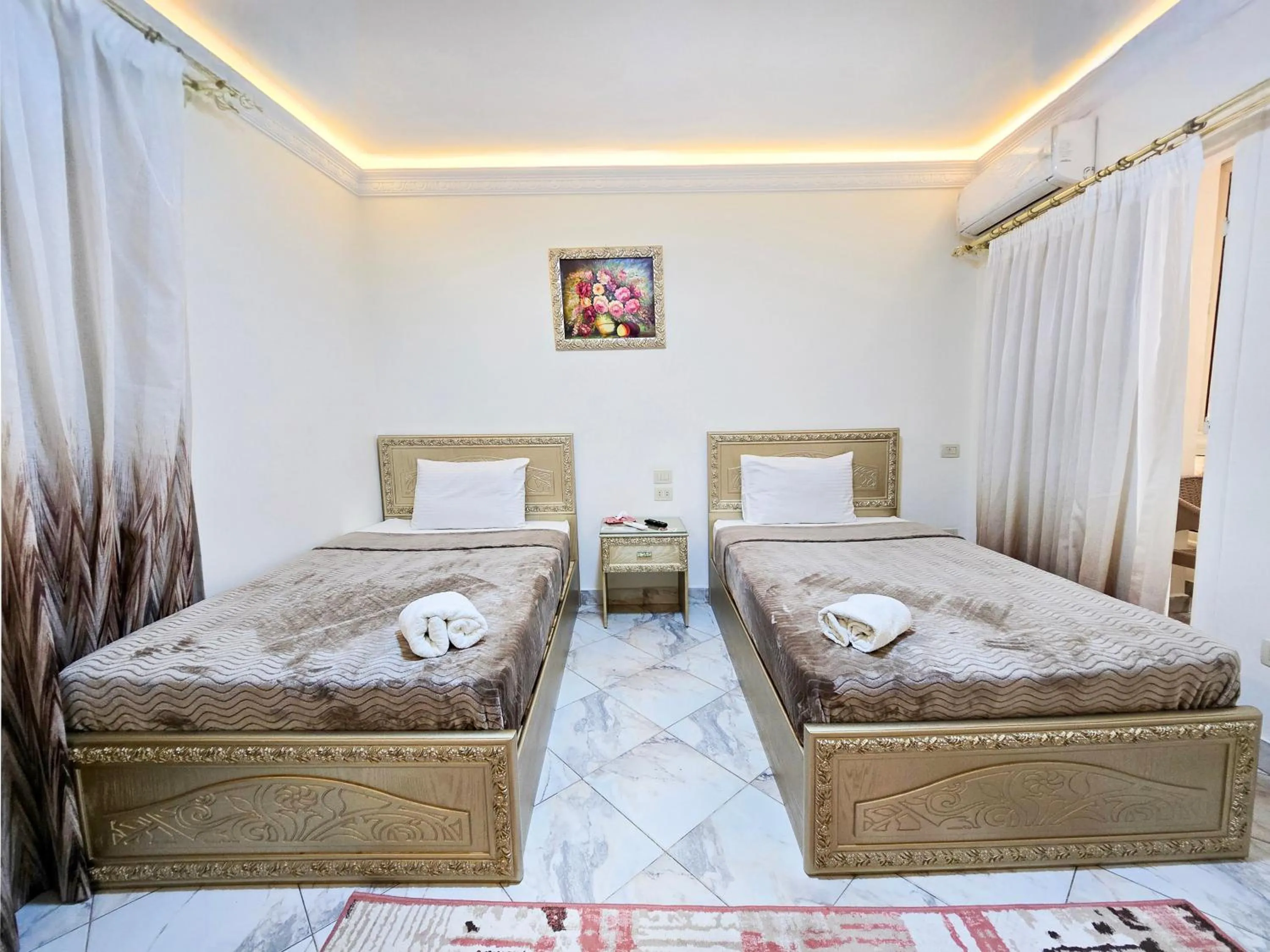 Bed in Afnan Cairo Airport