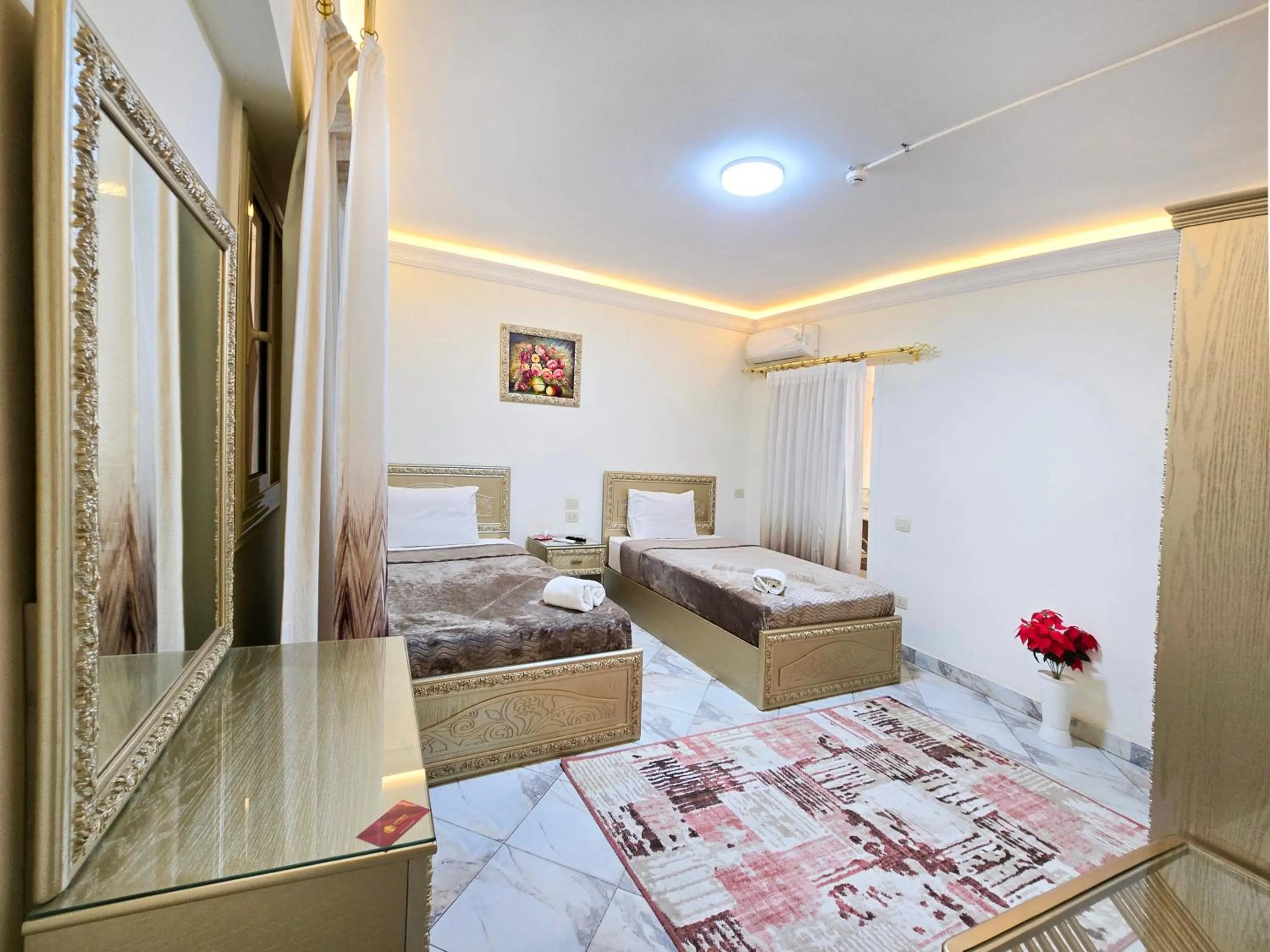 Bedroom, Bed in Afnan Cairo Airport