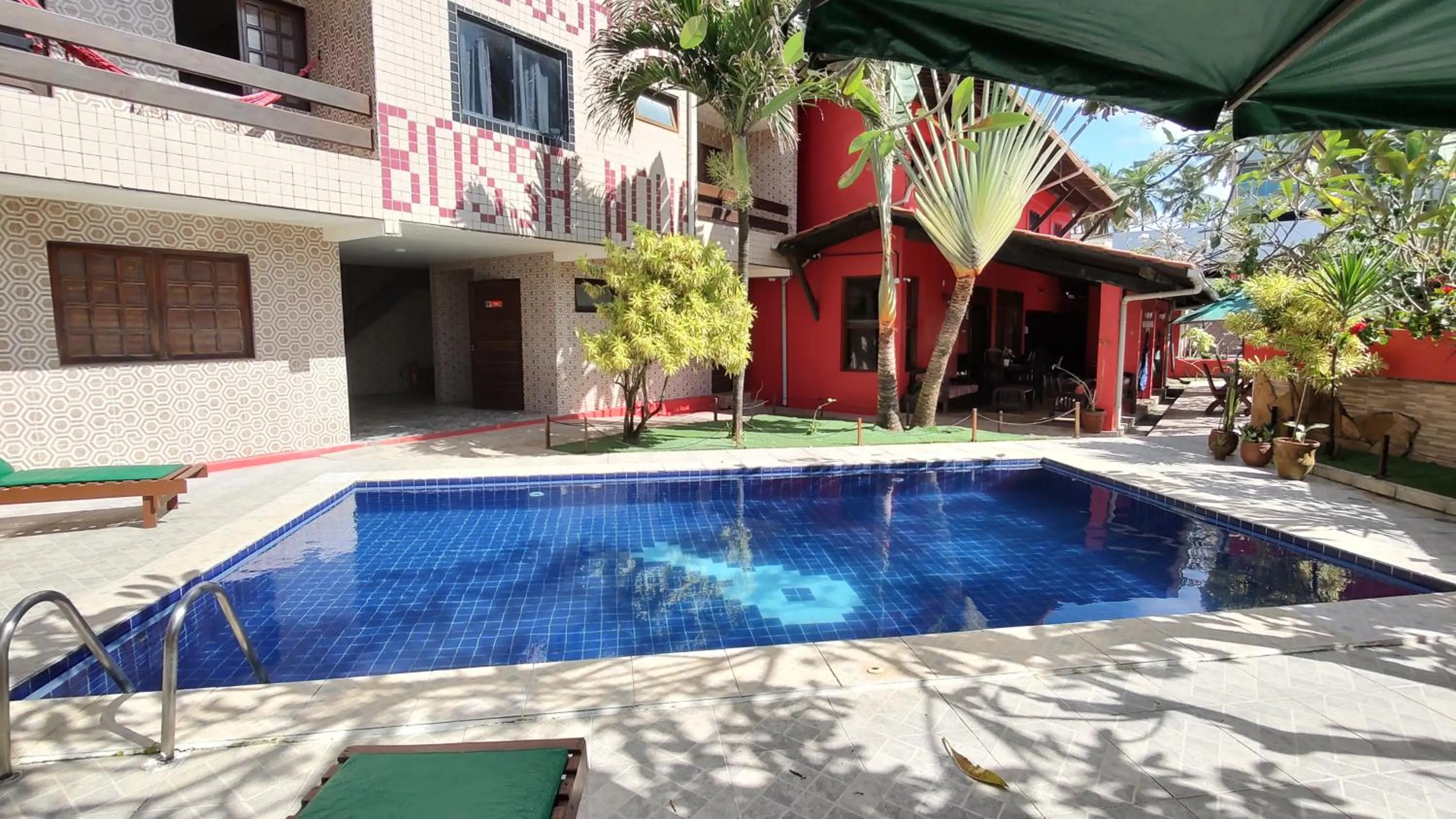 Pool view in Hotel Pousada Bossa Nova