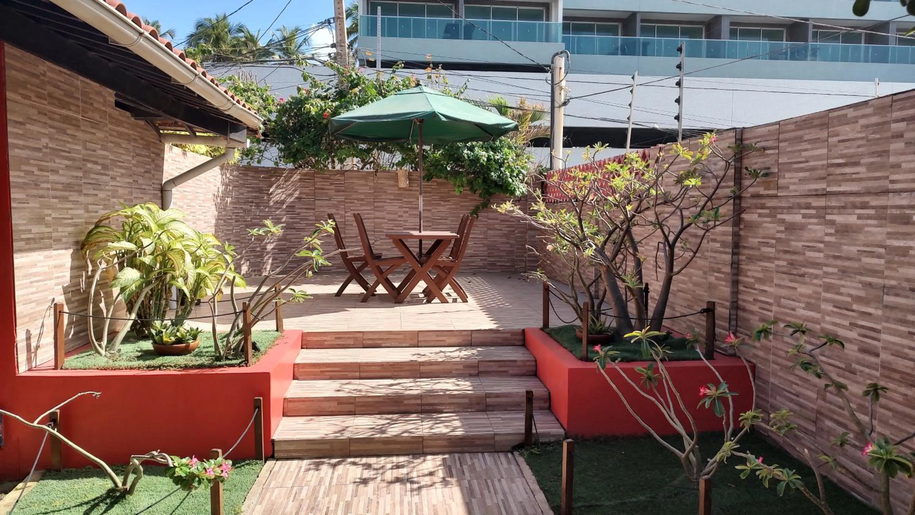 Garden in Hotel Pousada Bossa Nova