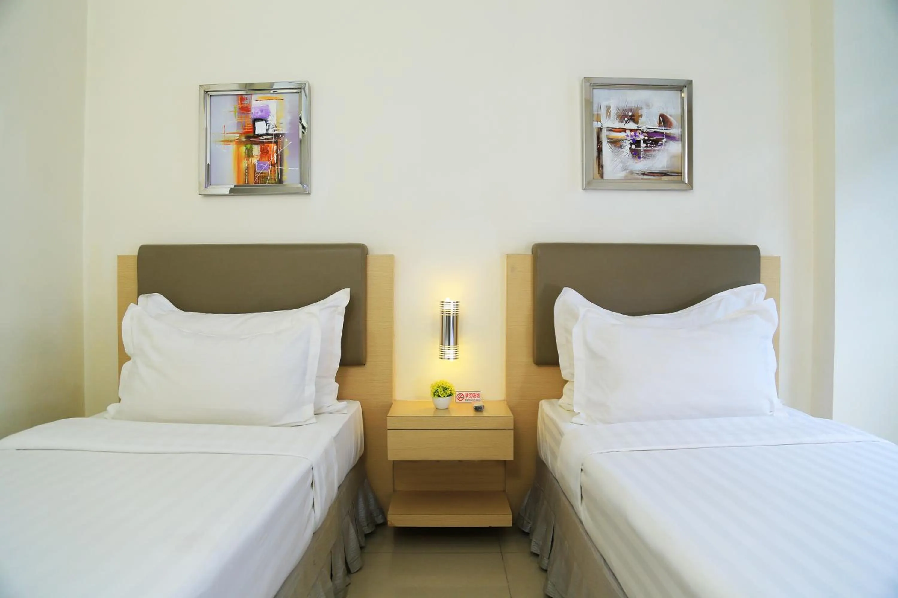 Bed in d'primahotel Medan