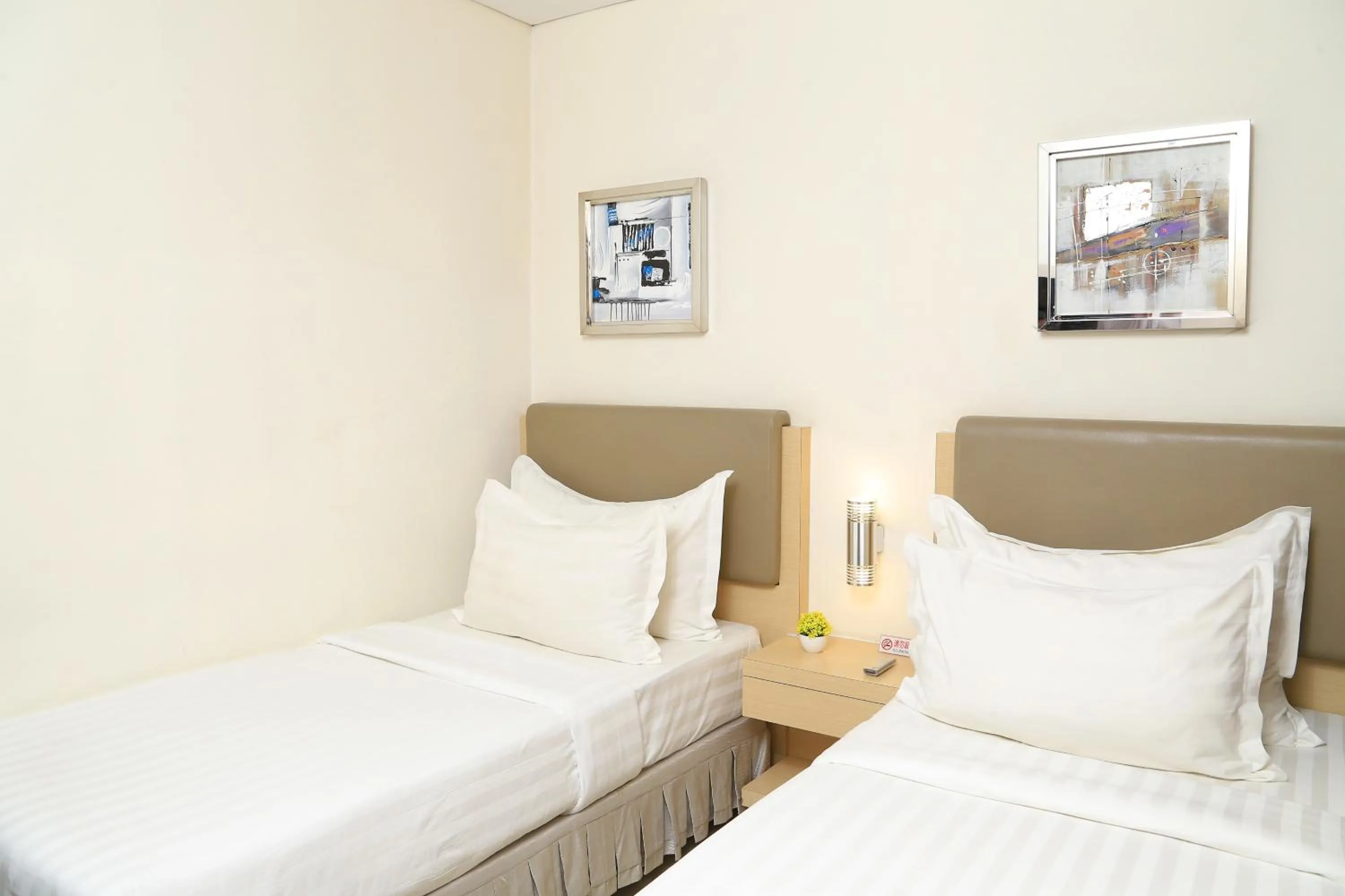 Bed in d'primahotel Medan