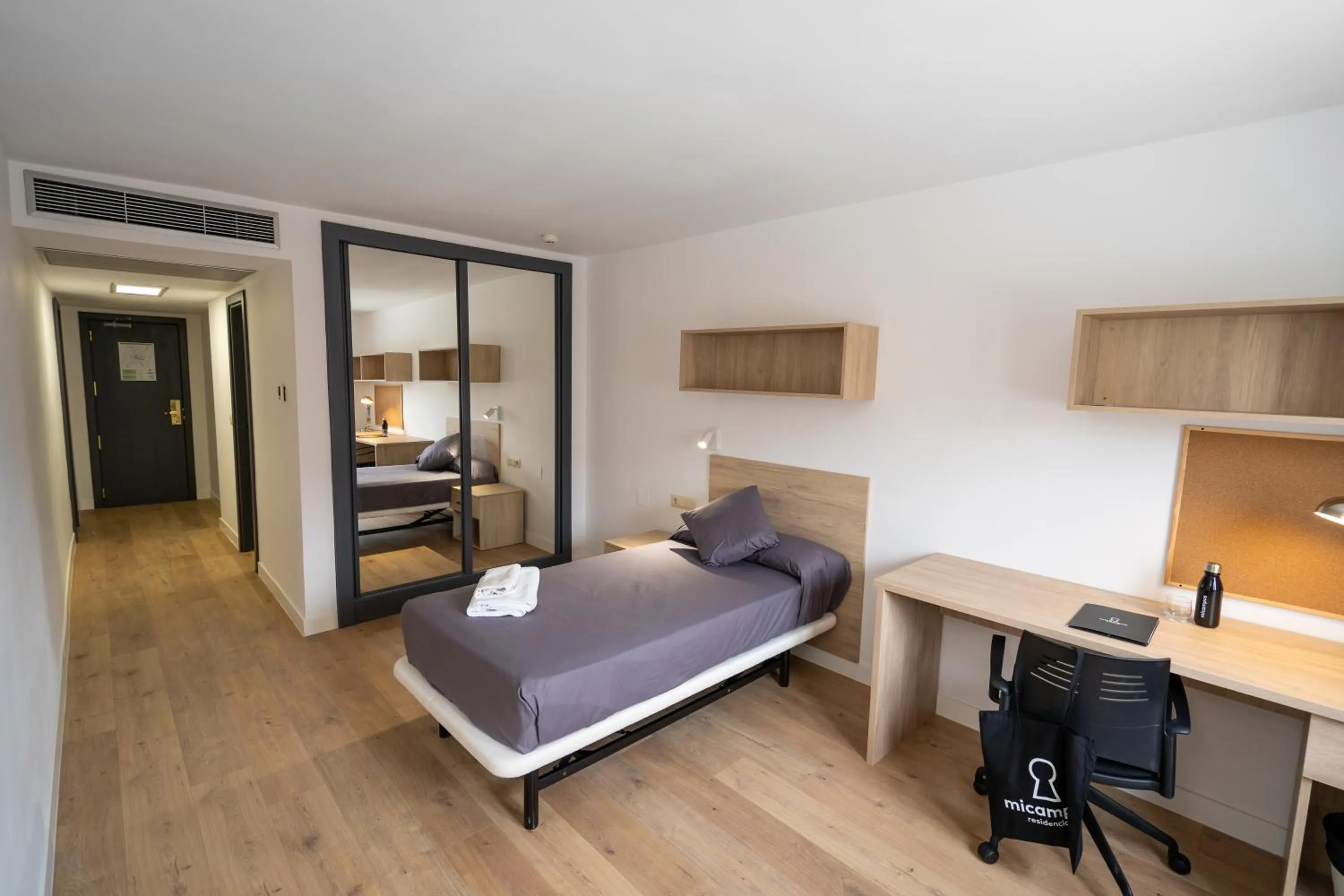 Bed in Micampus Leganés Student Residence